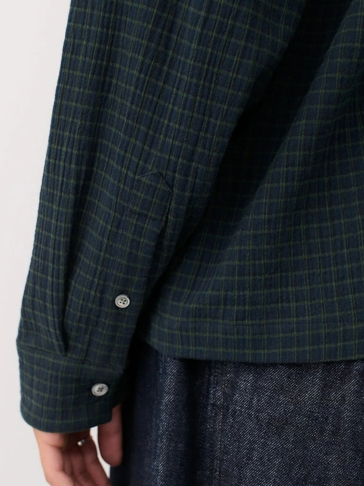 A Kind Of Guise Rumba Shirt Navy/Green Check