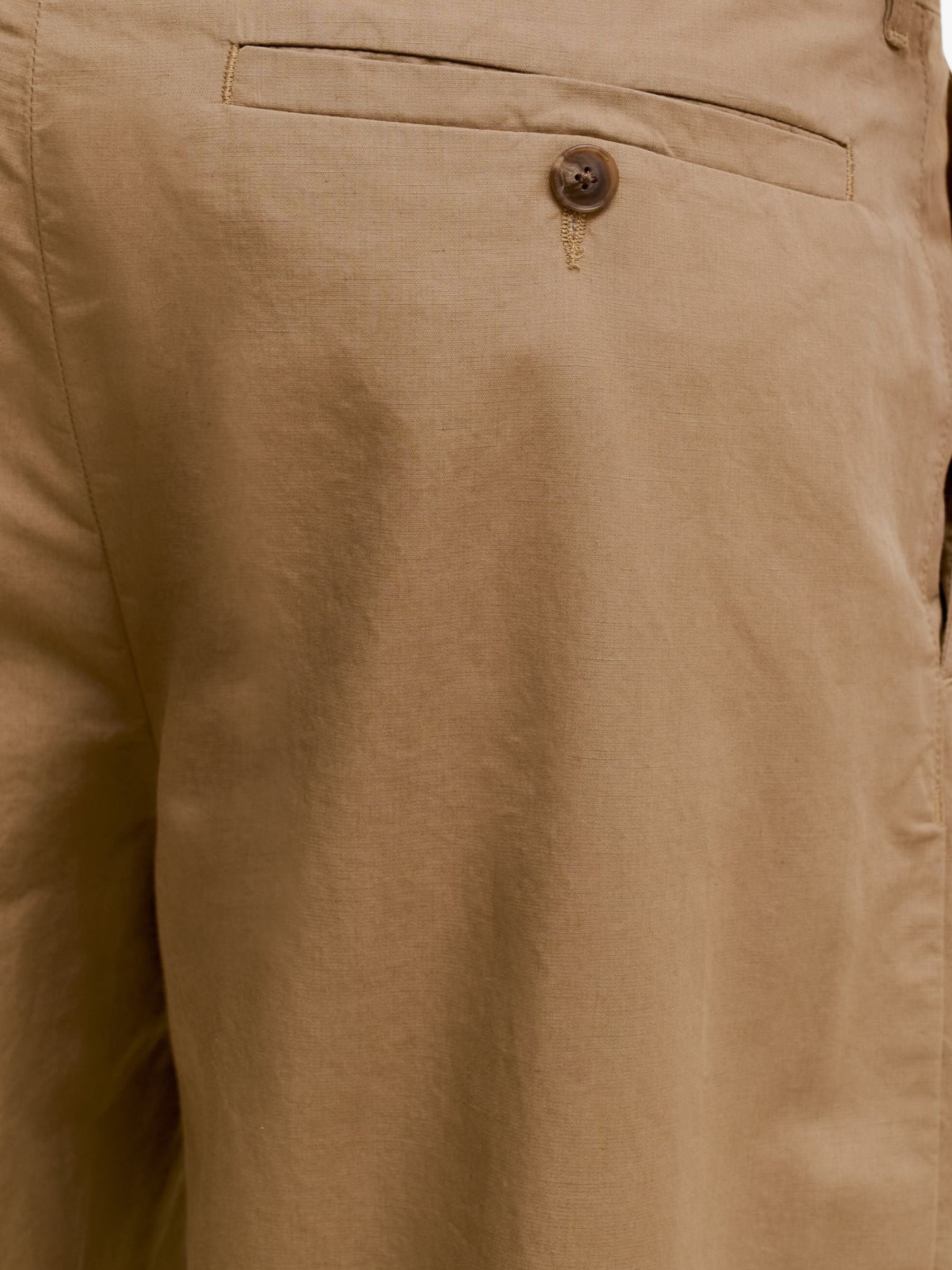 A Kind Of Guise Folded Wide Trousers Soft Almond
