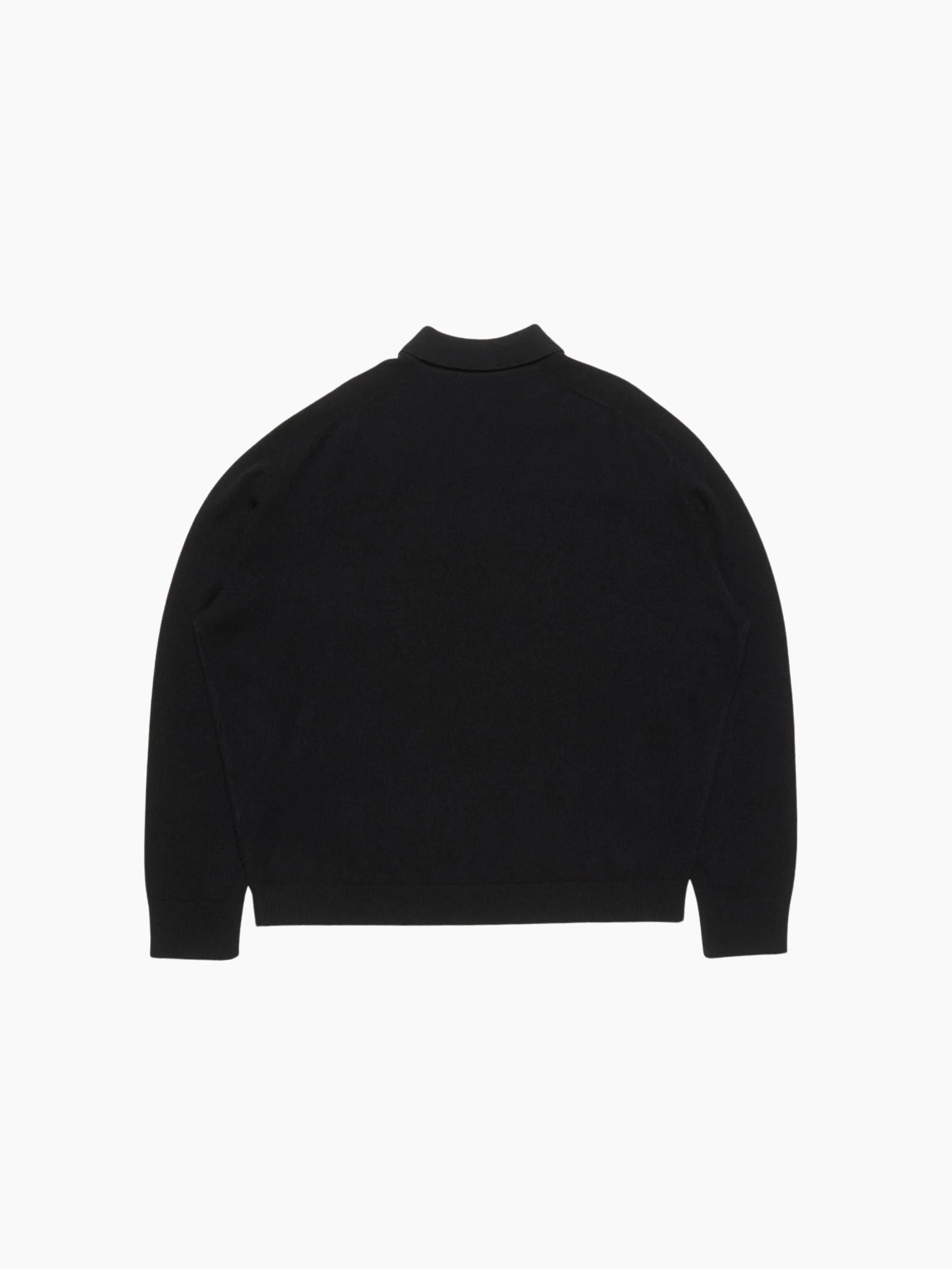 Acne Studios MN-KNIT000611 Men Polo Black