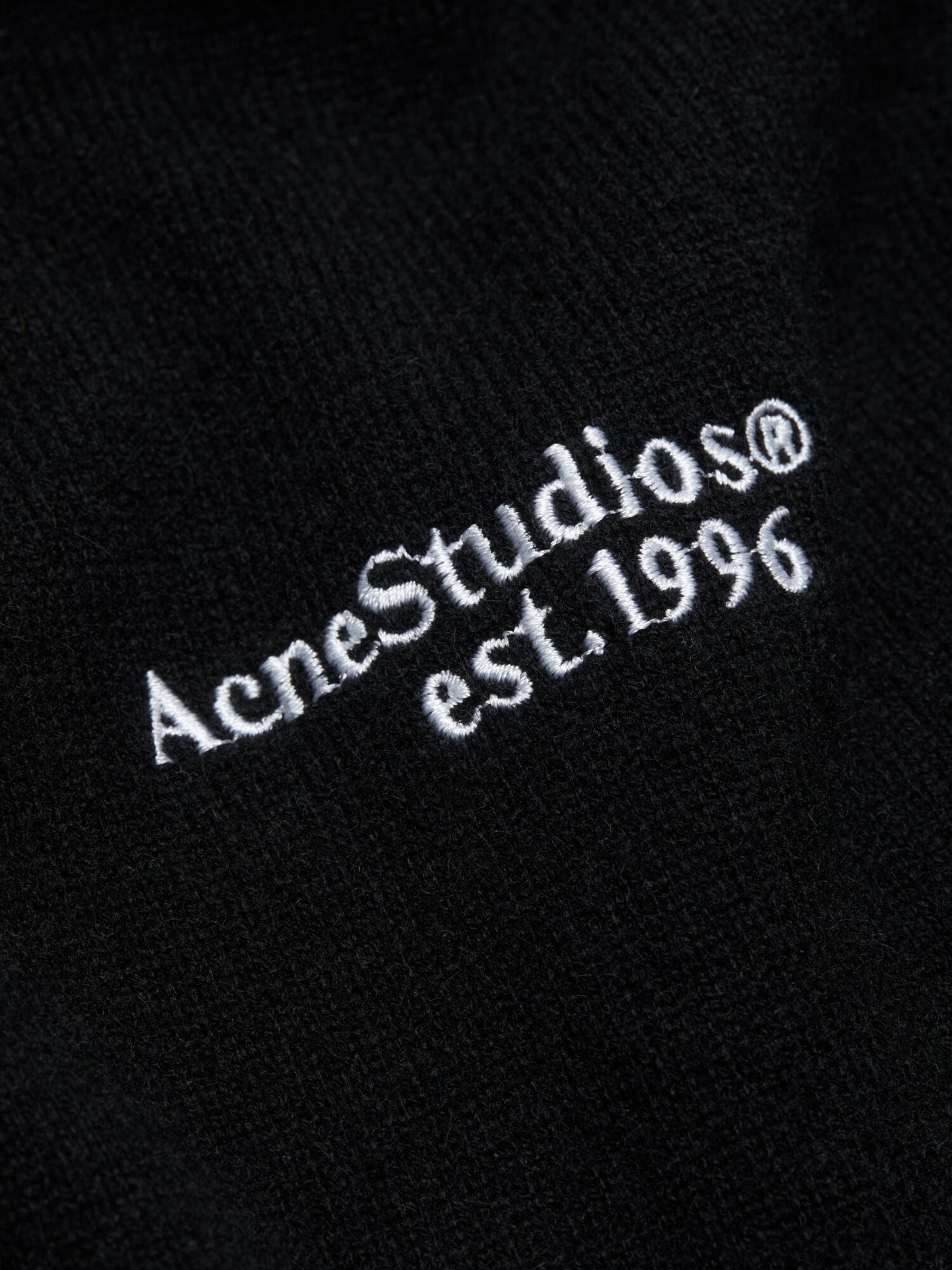 Acne Studios MN-KNIT000611 Men Polo Black