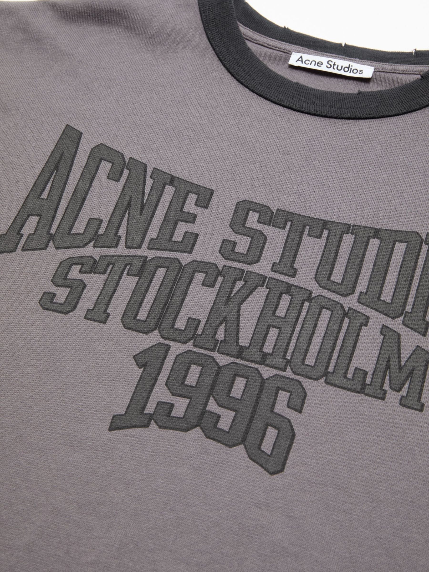 Acne Studios WN-TSHI000028 Tee Dark Purple Black