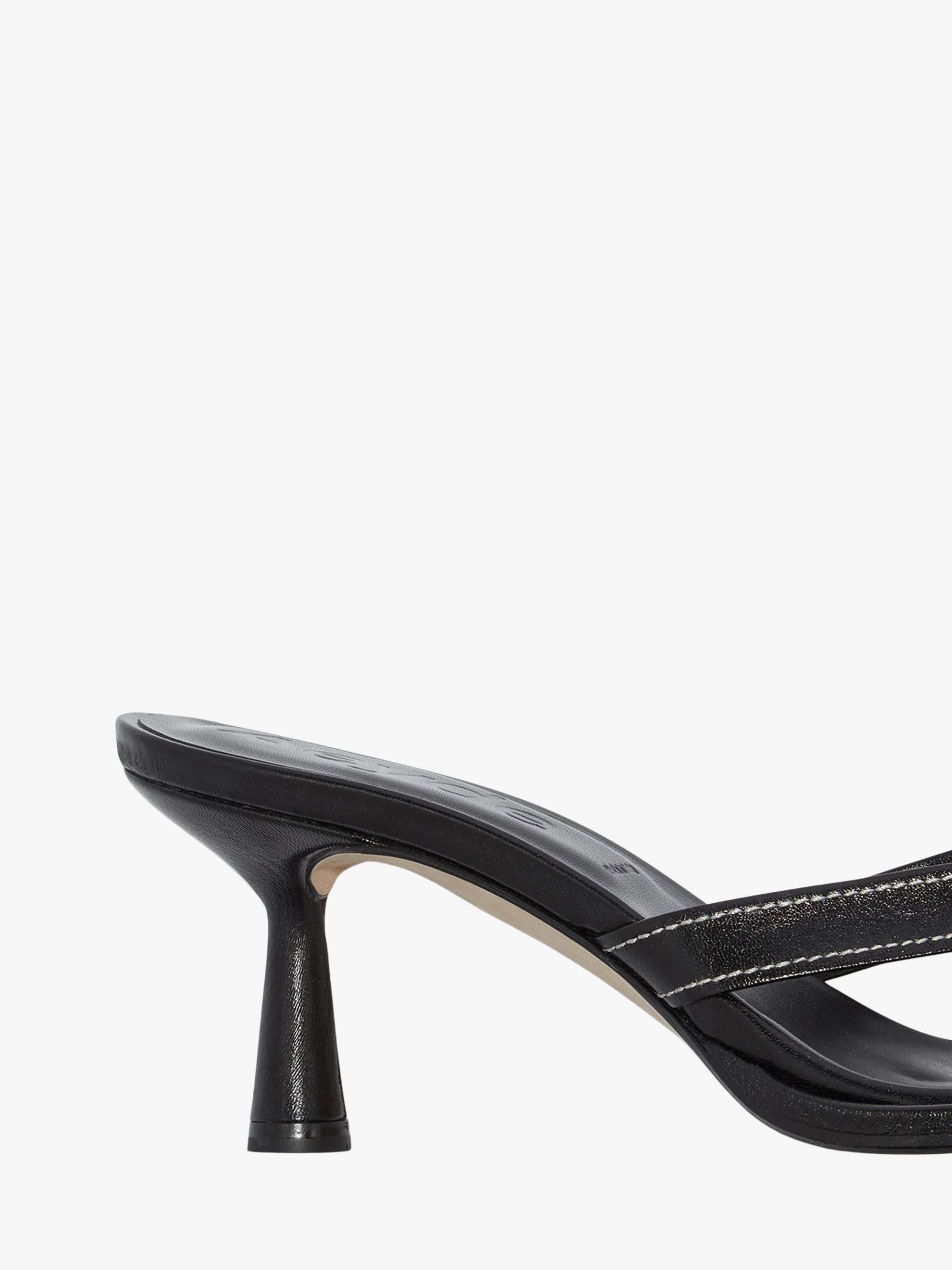 Aeyde Daphne Heel Flip Flop Nappa Leather Black