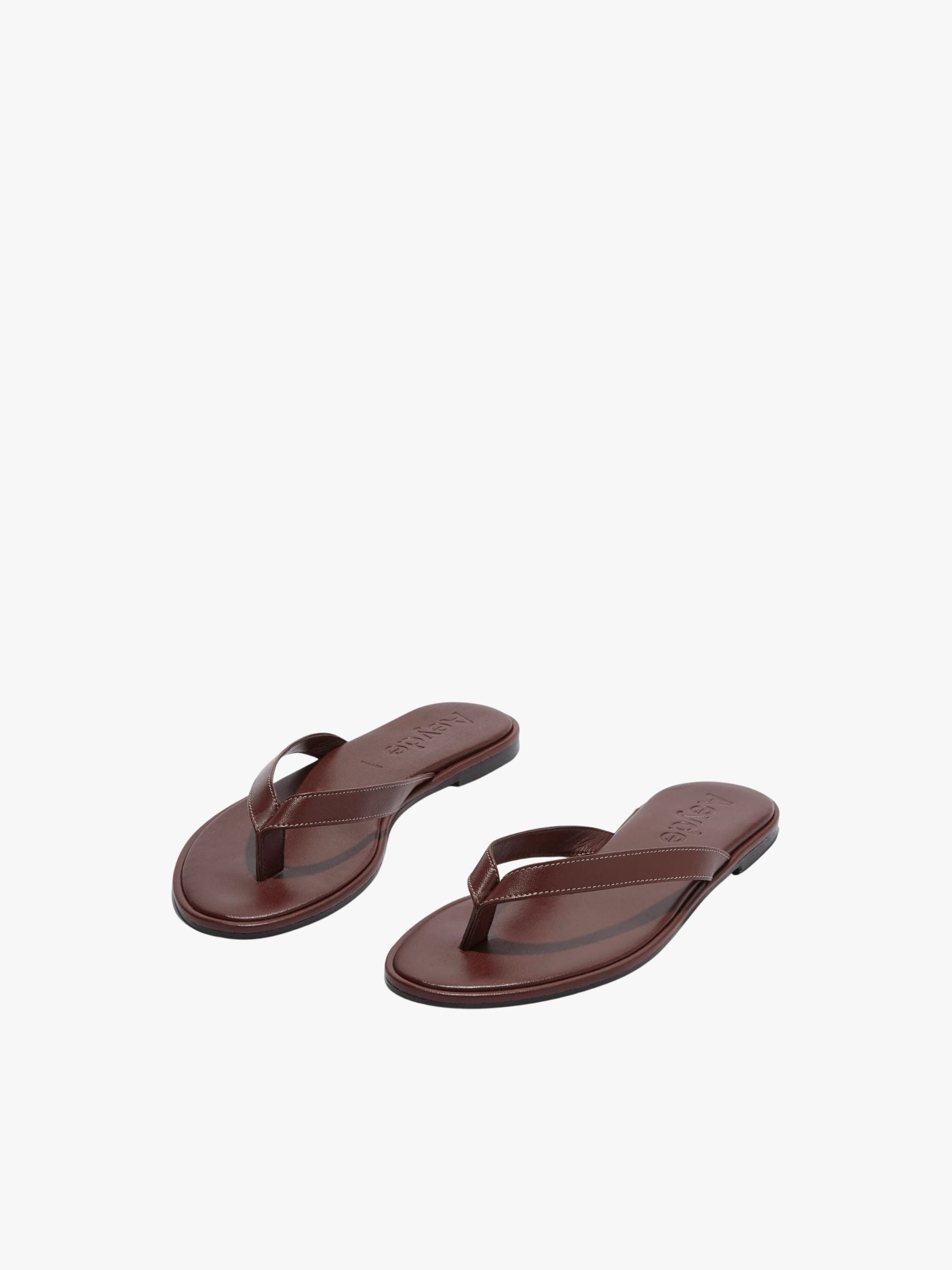 Aeyde Melody Flip Flop Nappa Leather Port