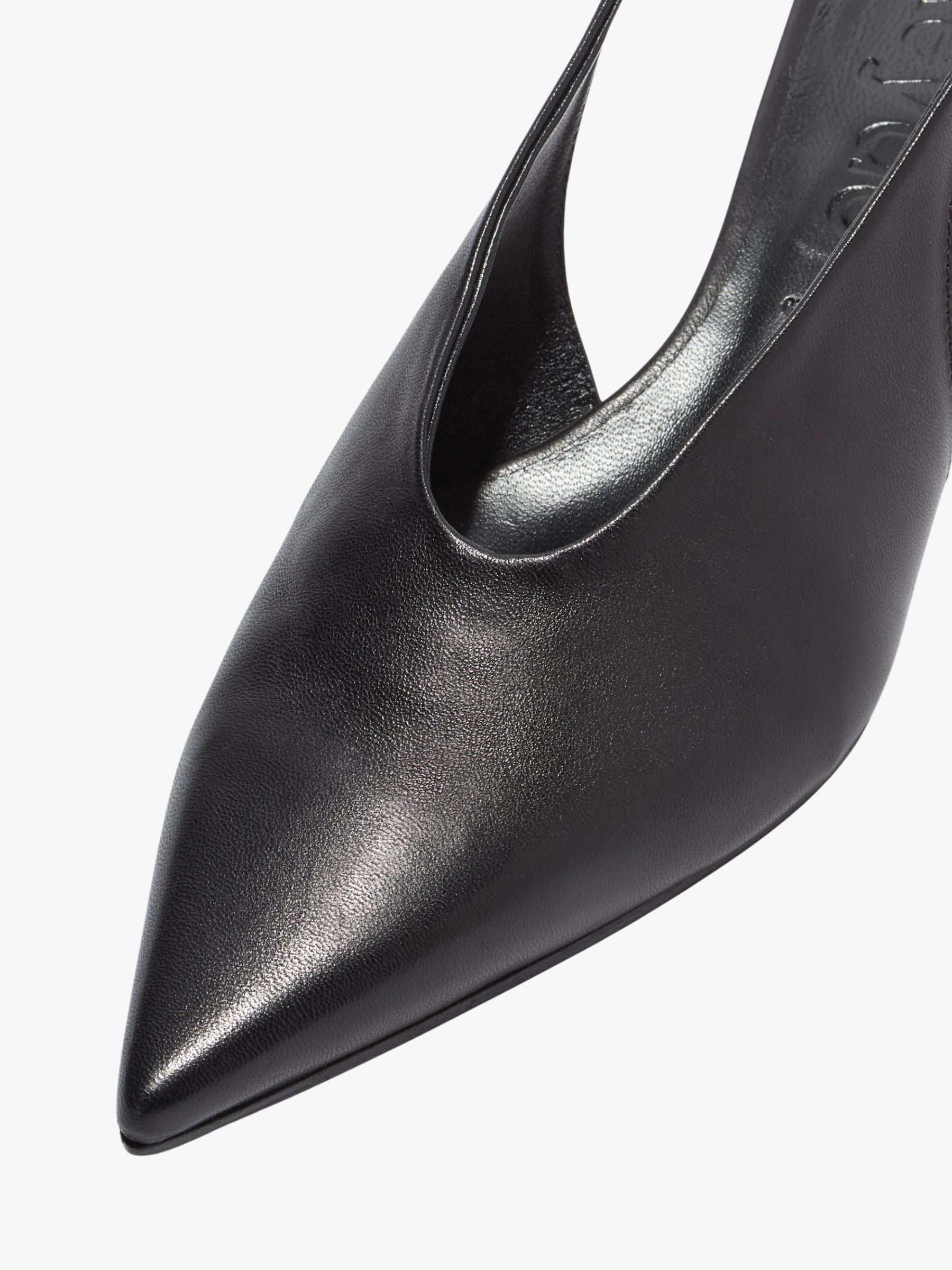 Aeyde Oti Slingback Shoes nappa leather black
