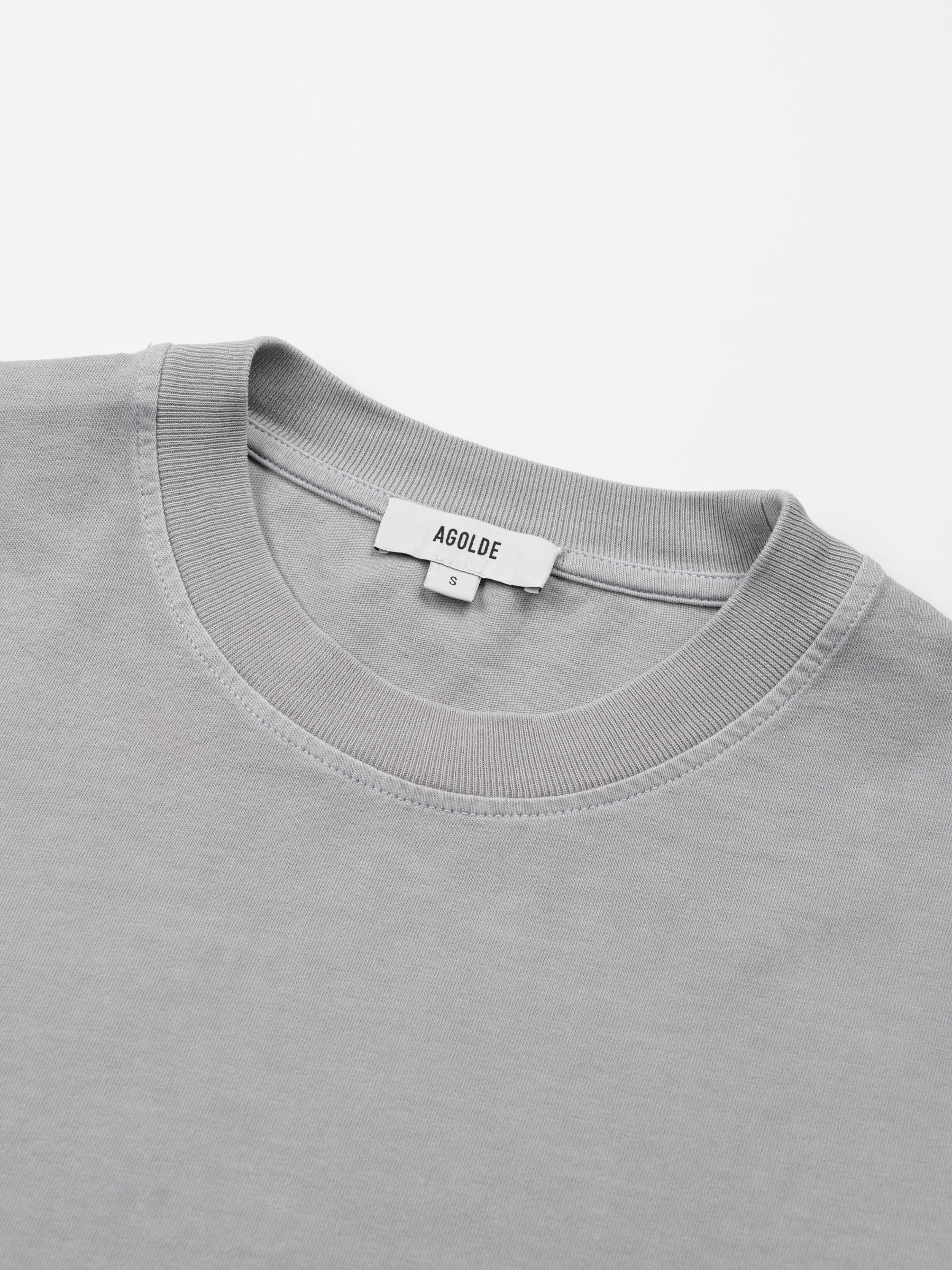 Agolde Asha Mock Neck Tee Primer