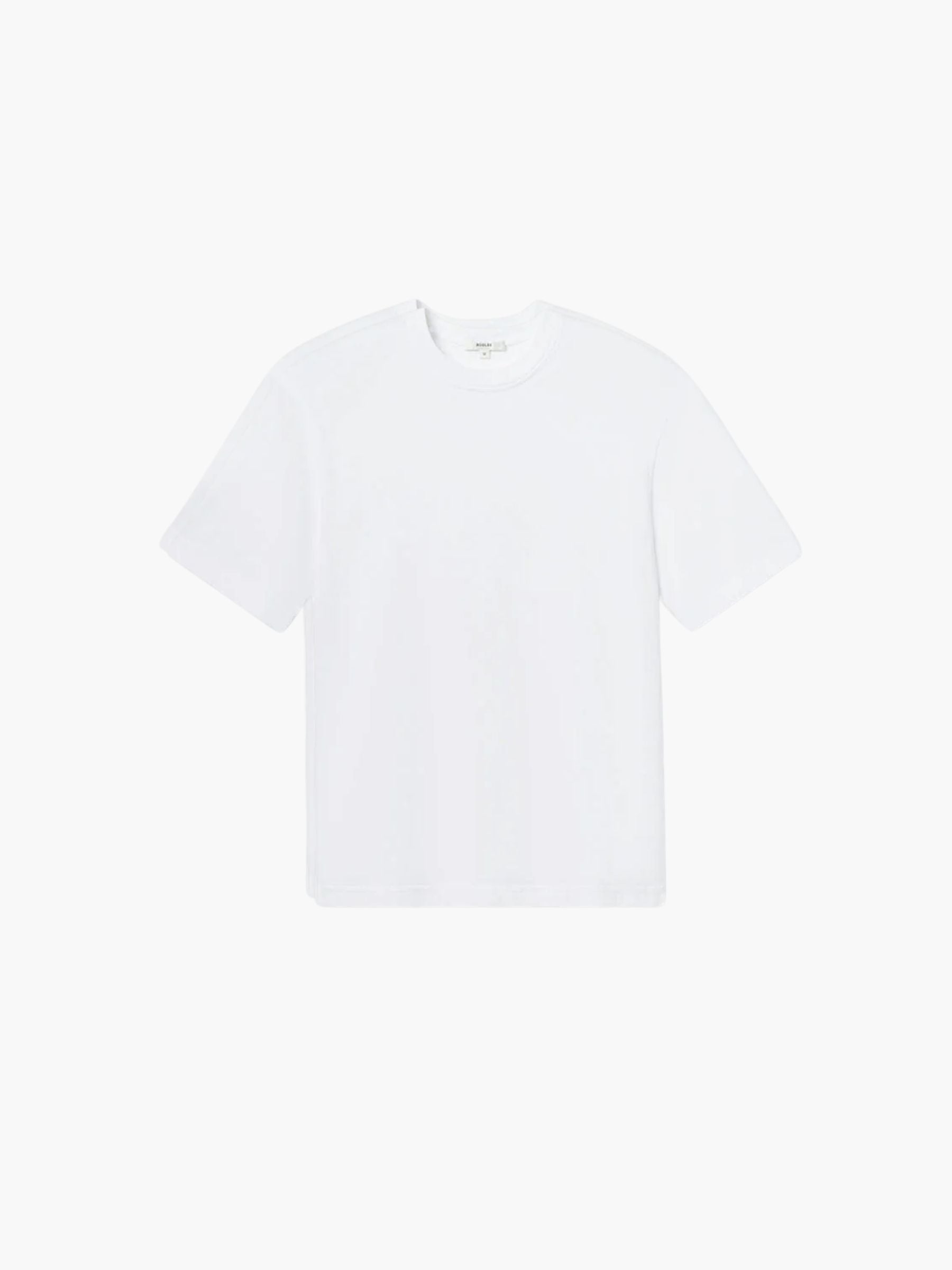 Agolde Asha Mock Neck Tee White