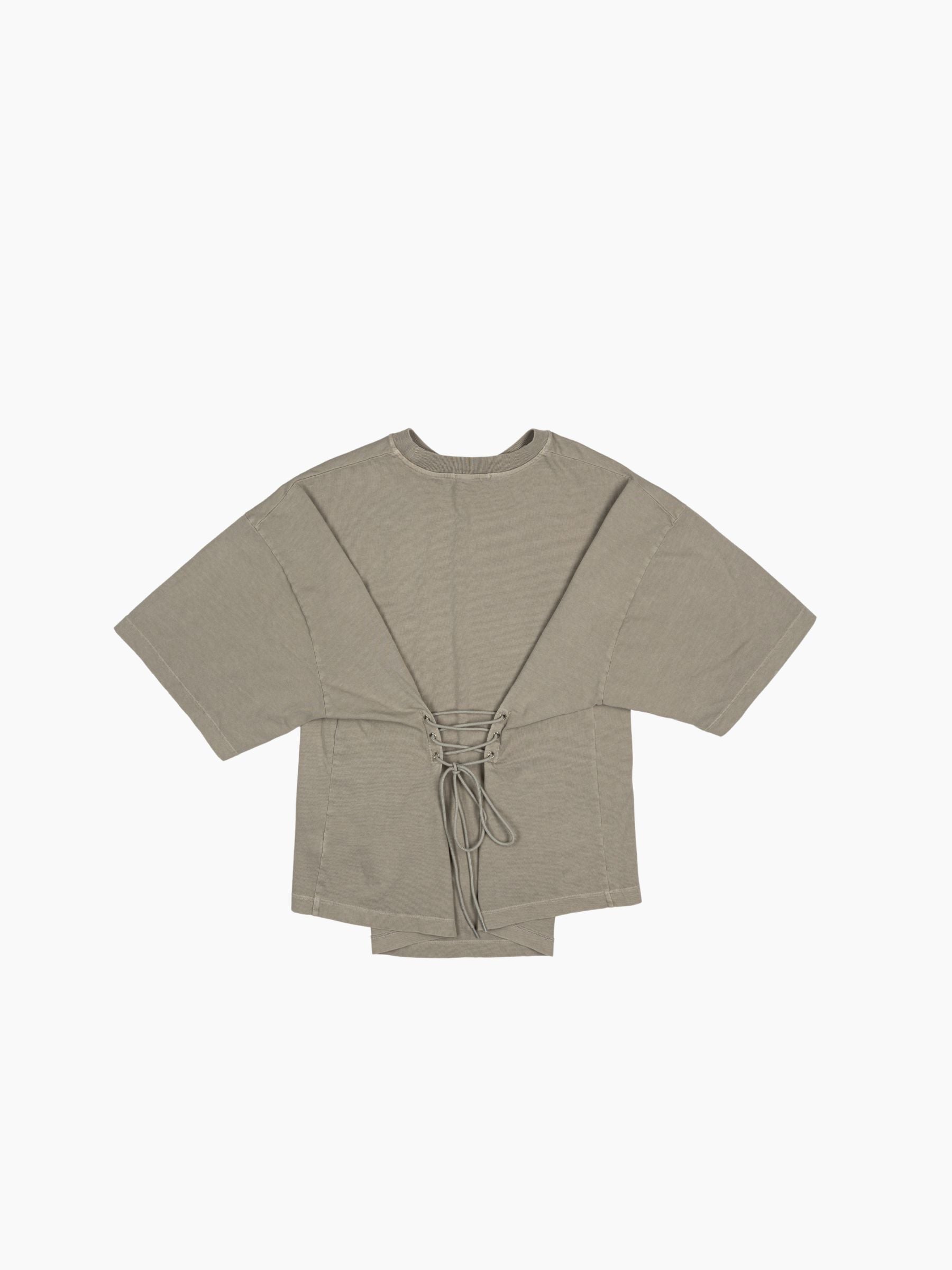 Agolde Ellery Tee Drab Mid Wash Beige