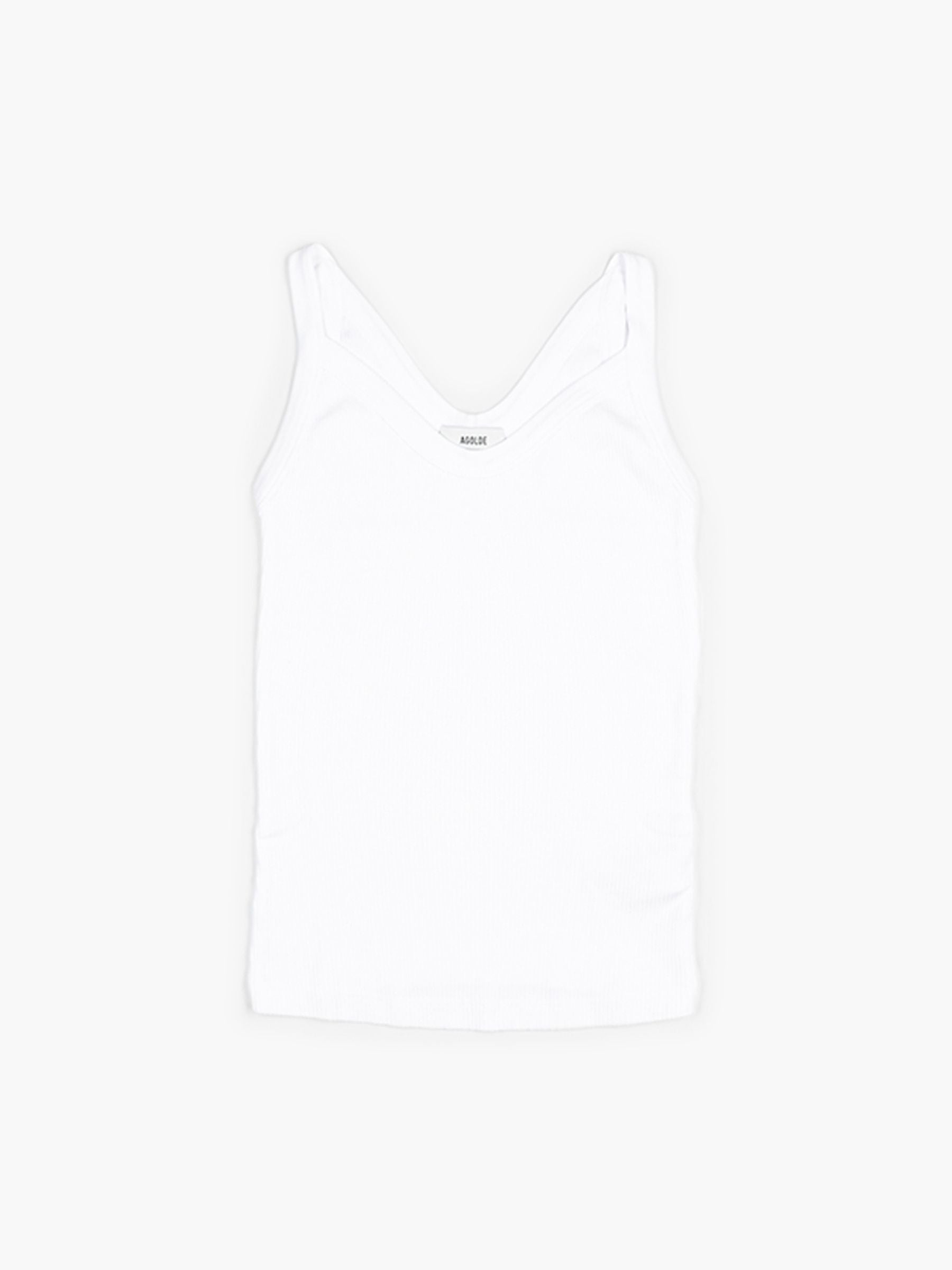 Agolde Jordan Tank White