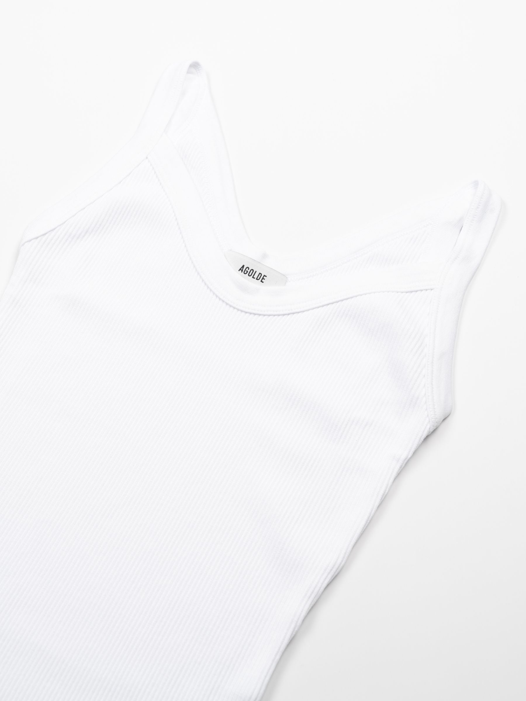 Agolde Jordan Tank White