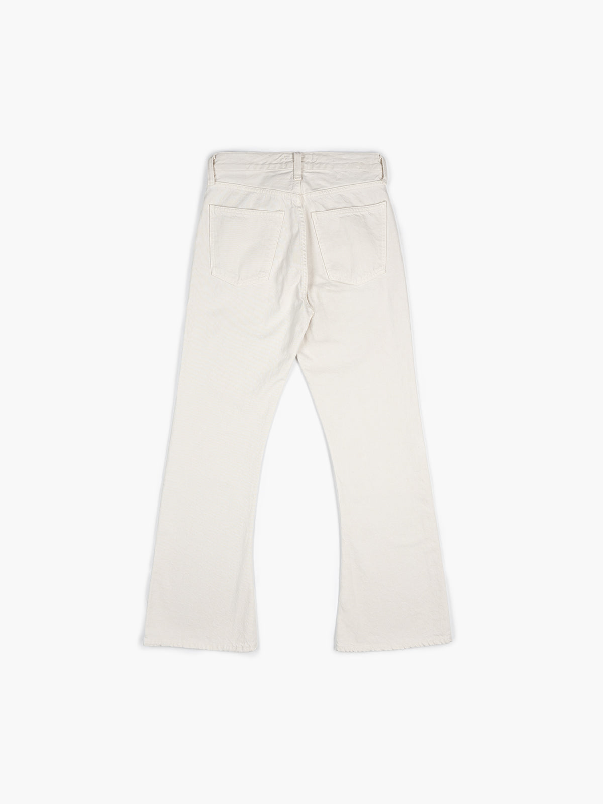 Agolde Kick Boot Ankle Jean Chalk White
