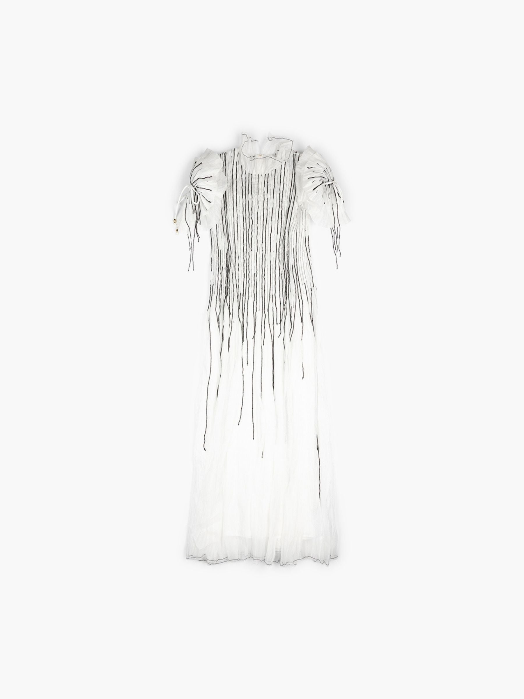 Aje Clara Embellished Maxi Dress Ivory