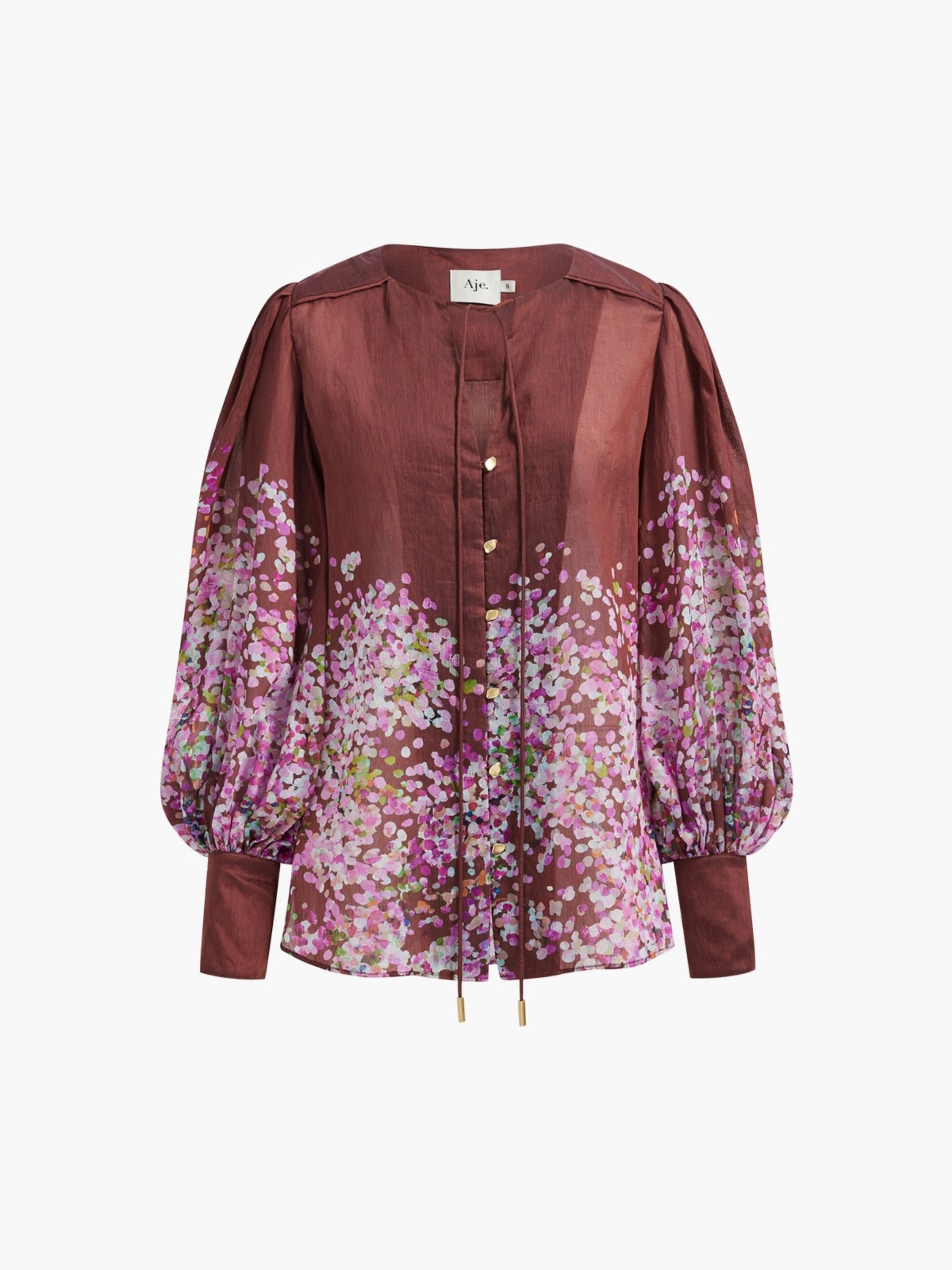 Aje Fragments Shirt Flora Blossom