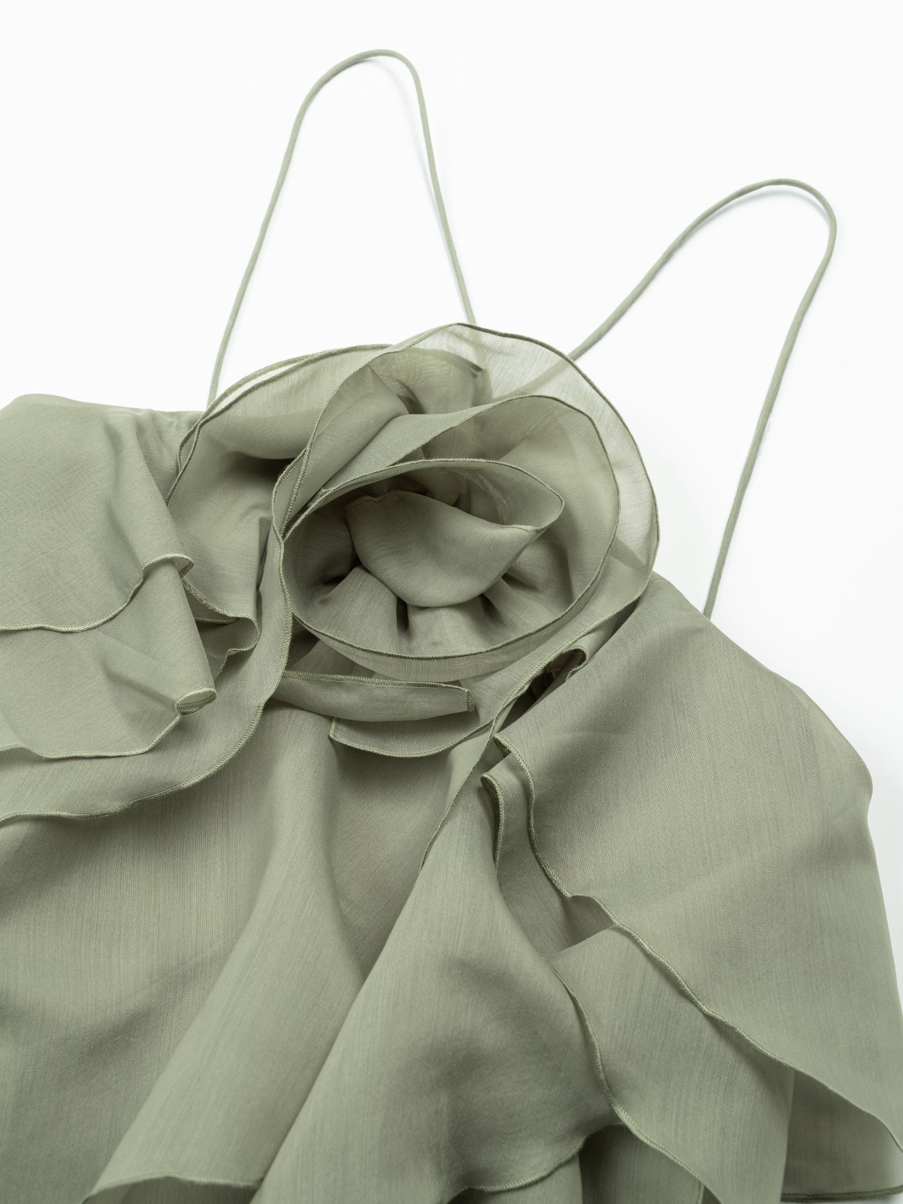 Aje Pandorea Layered Mini Dress Moss