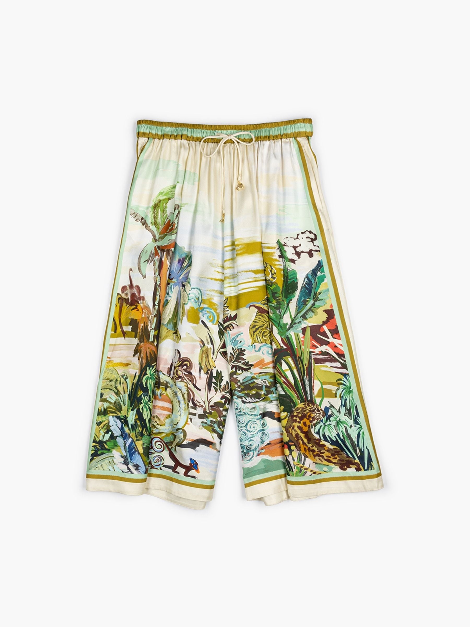 Alemais Jungle Boogie Silk Culotte Multi