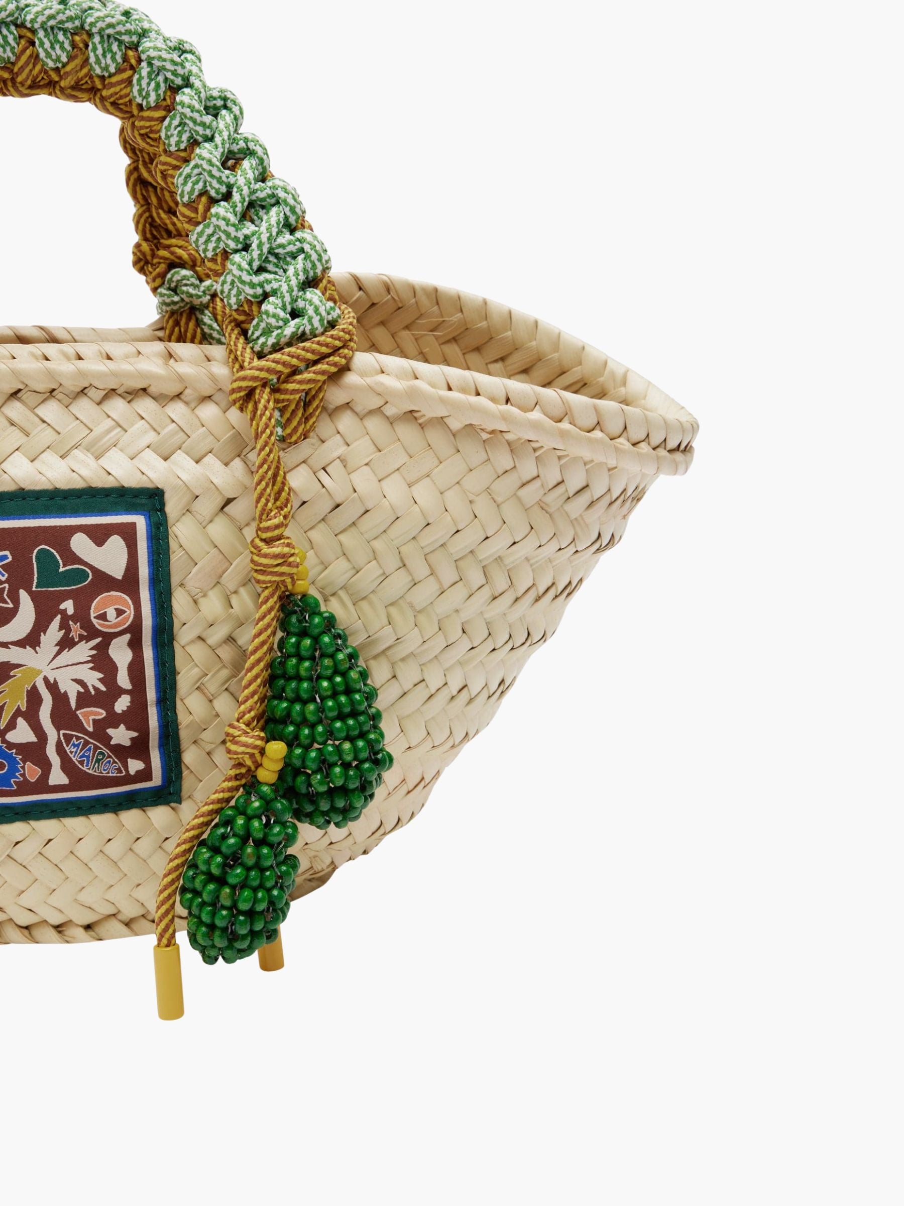 Alemais x LRNCE Macrame Mini Basket Blonde