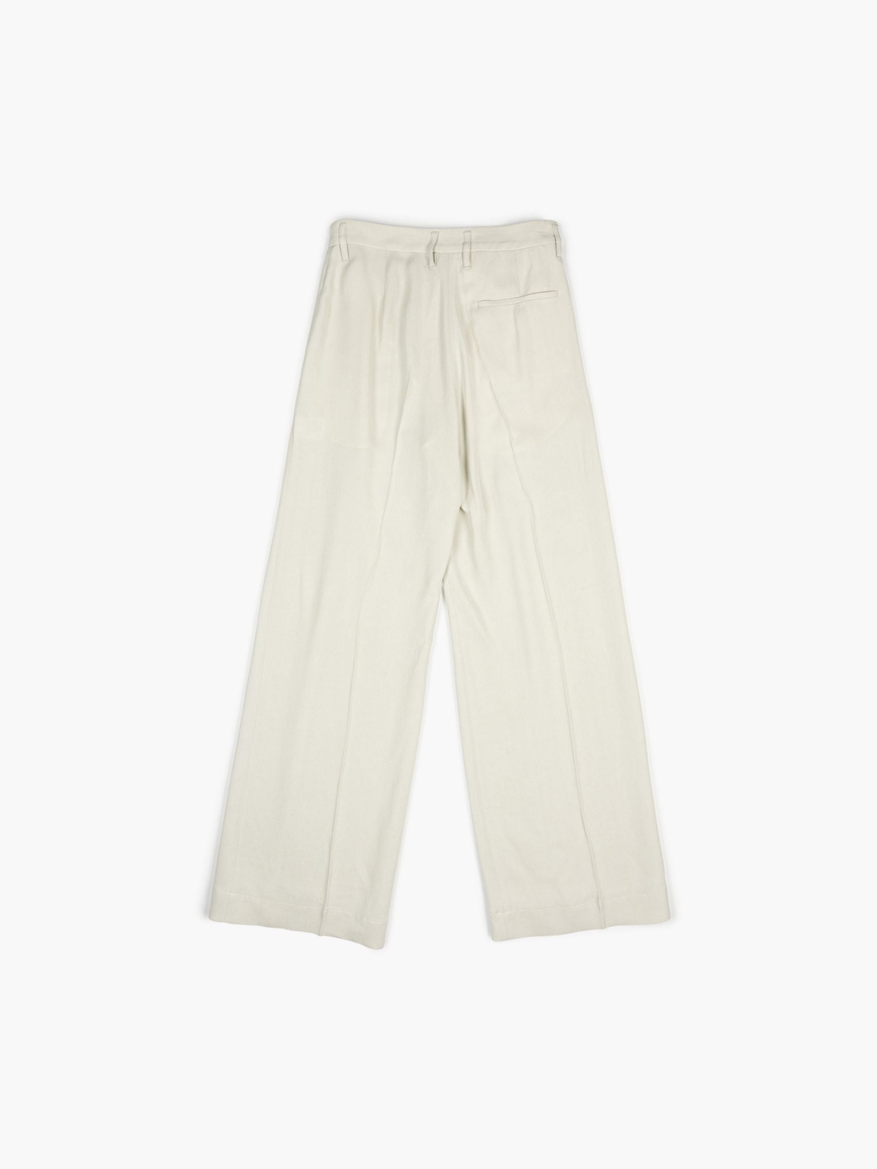 Christian Wijnants Pama Wide Leg Pleated Pants Cement