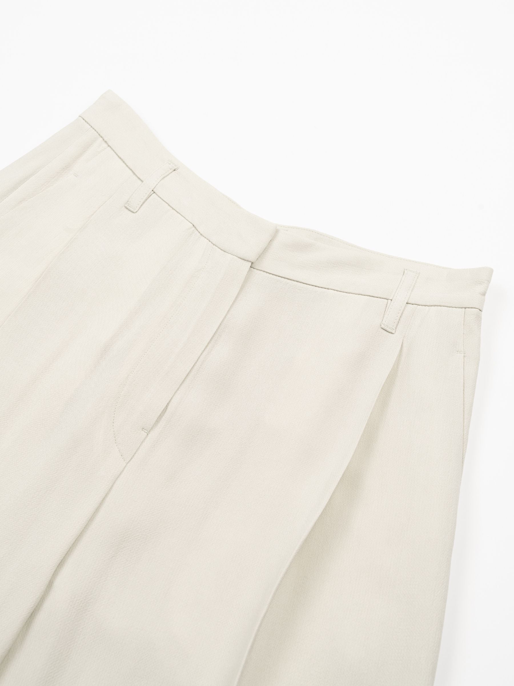 Christian Wijnants Pama Wide Leg Pleated Pants Cement