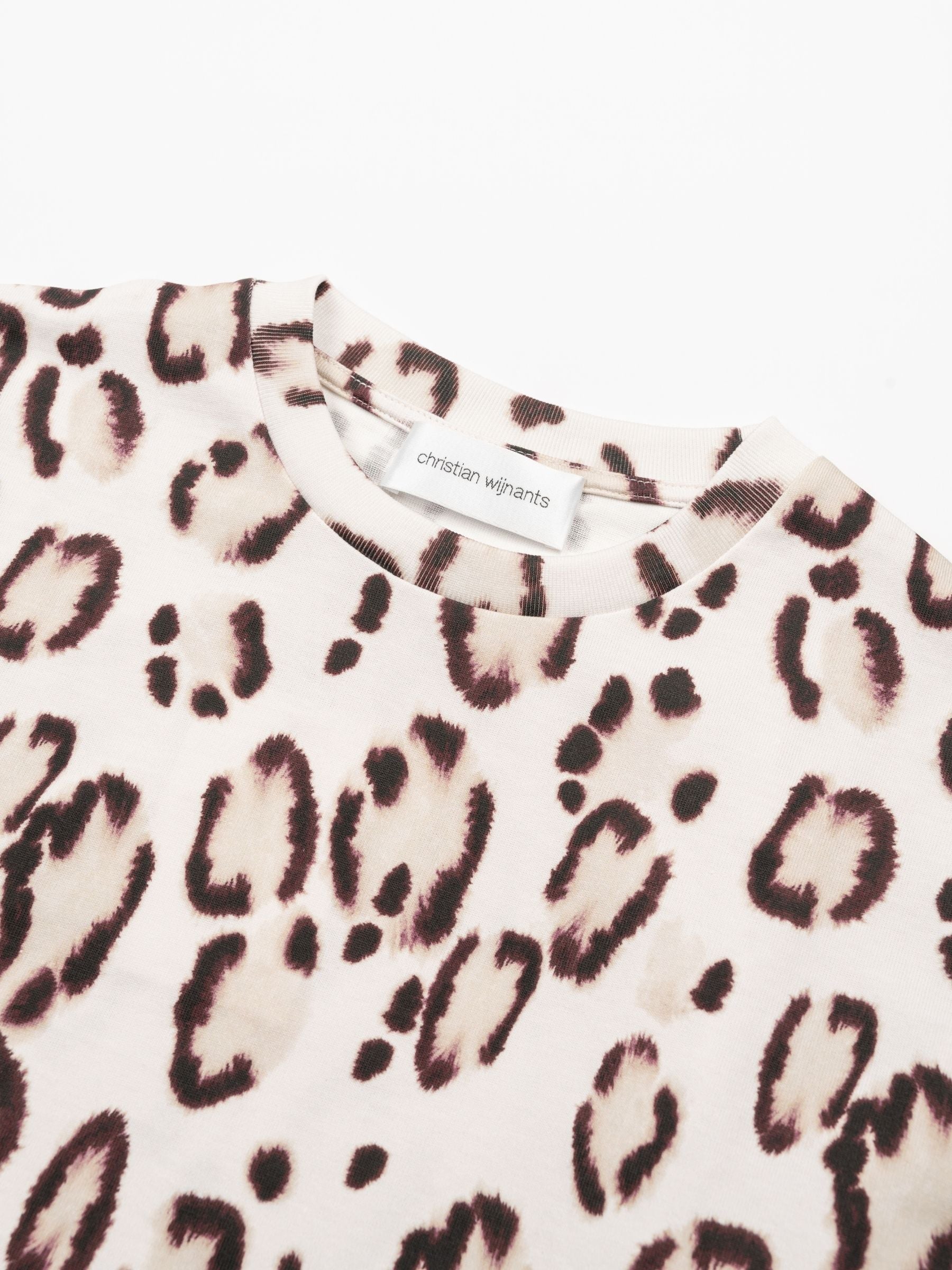 Christian Wijnants Taldia Tee Blush Panthera