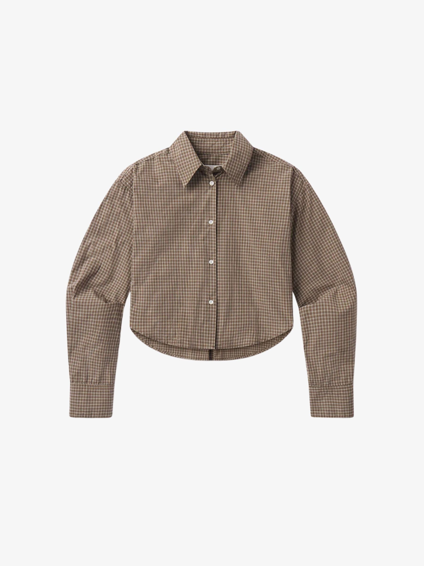 Citizens of Humanity Ana Cropped Shirt Heritage Plaid