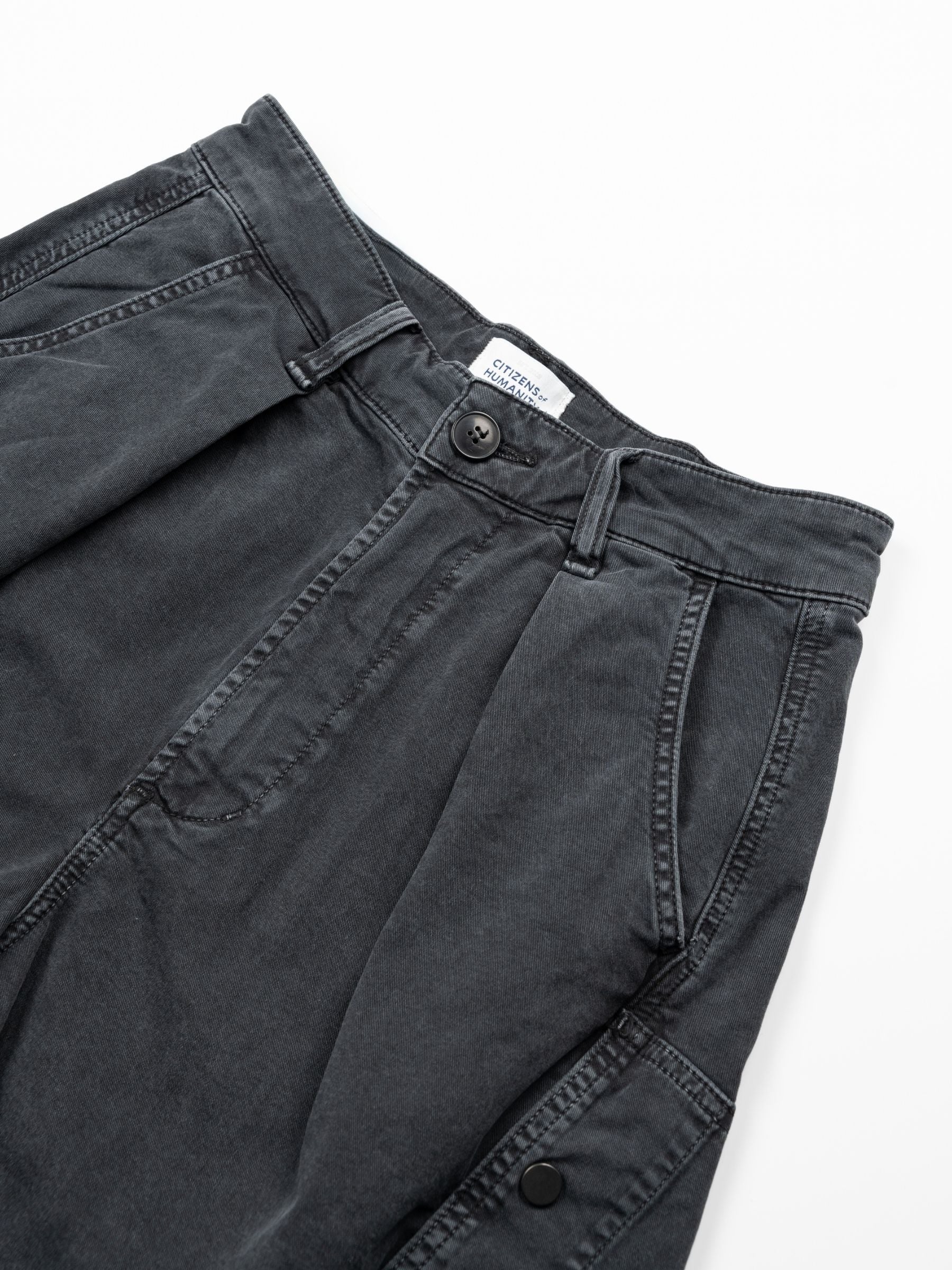 Citizens of Humanity Flight Shorts Washed Black