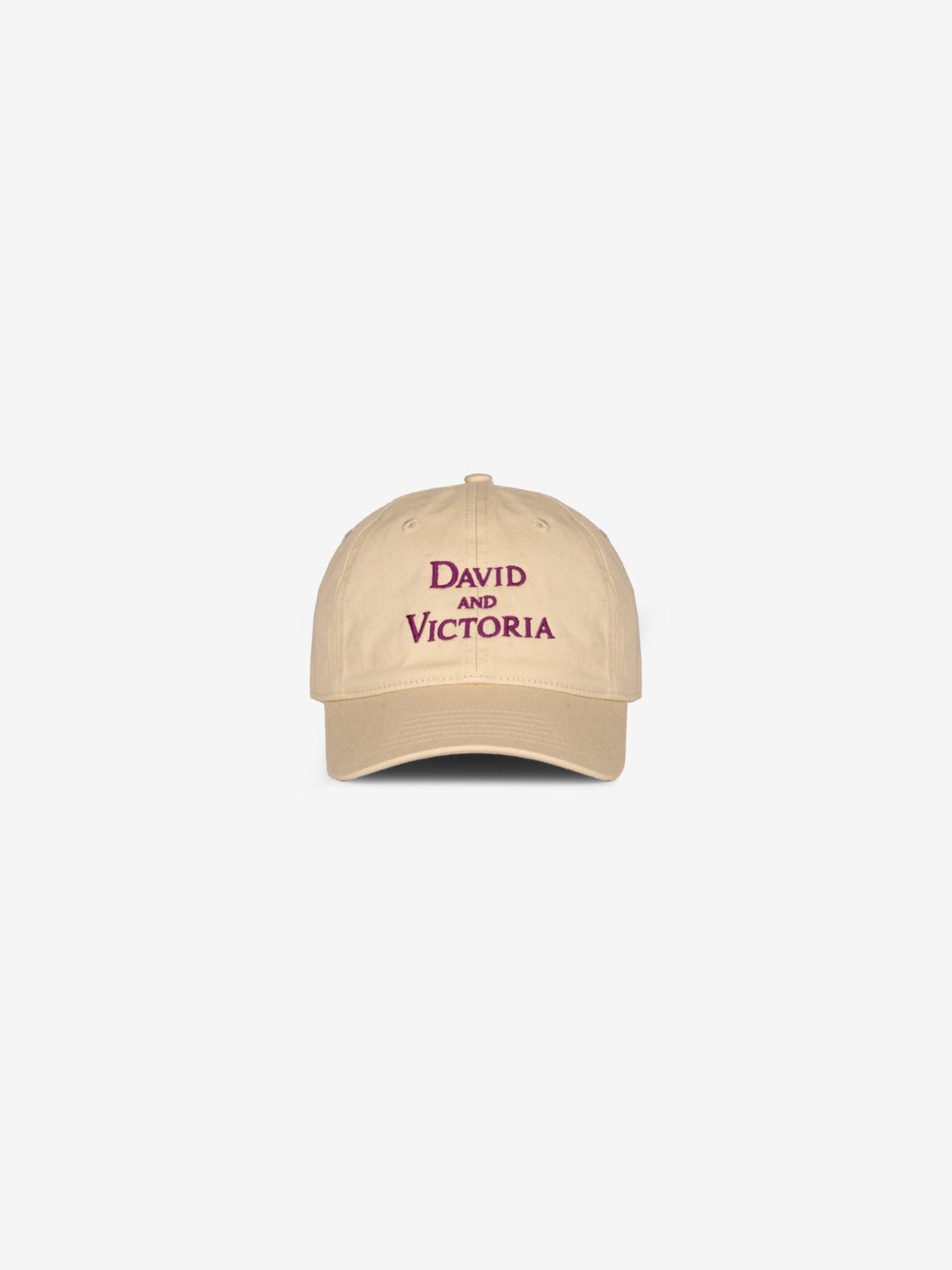 IDEA David & Victoria Cap Beige/Purple
