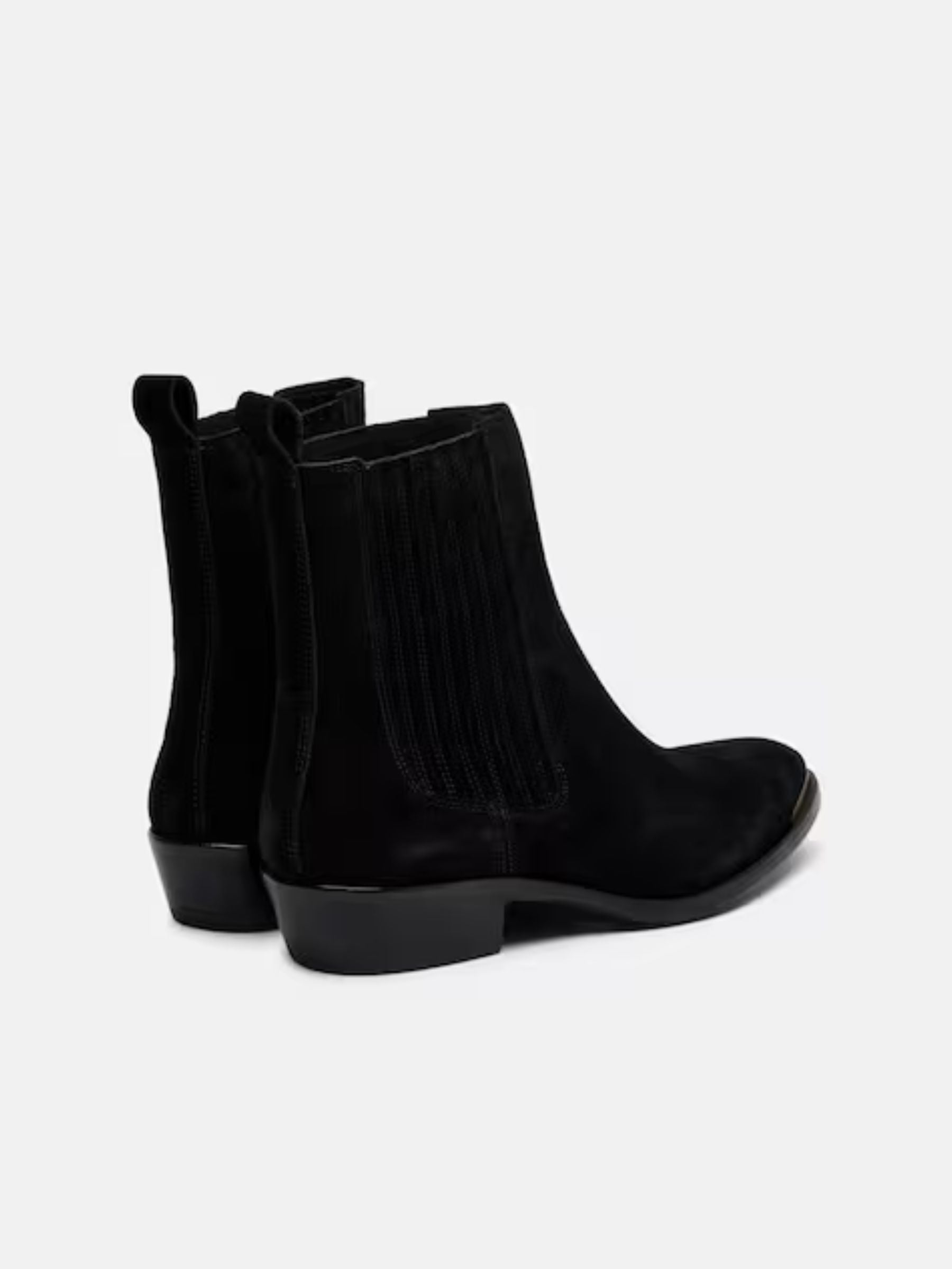 Isabel Marant Delano Suede Metal Boots Black