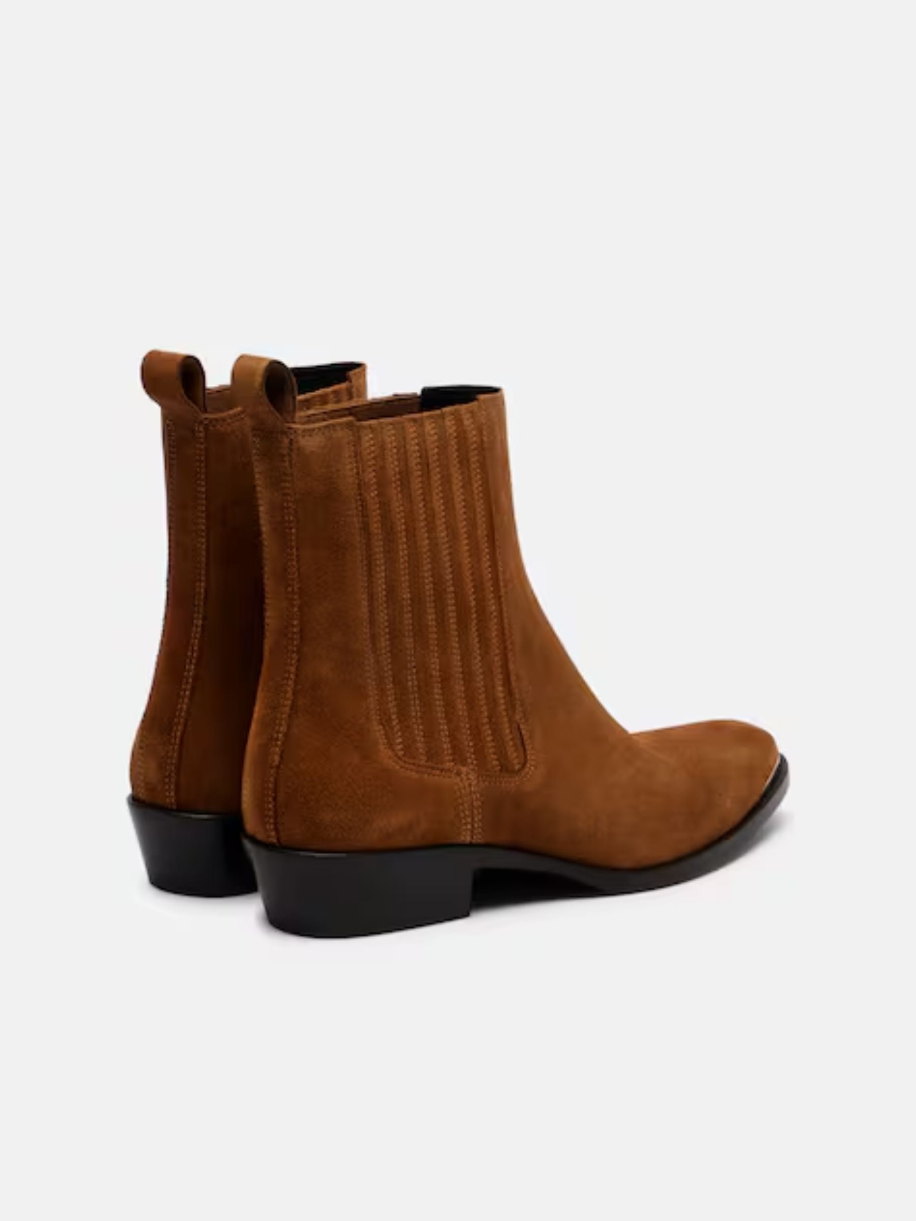 Isabel Marant Delano Suede Metal Boots Cognac
