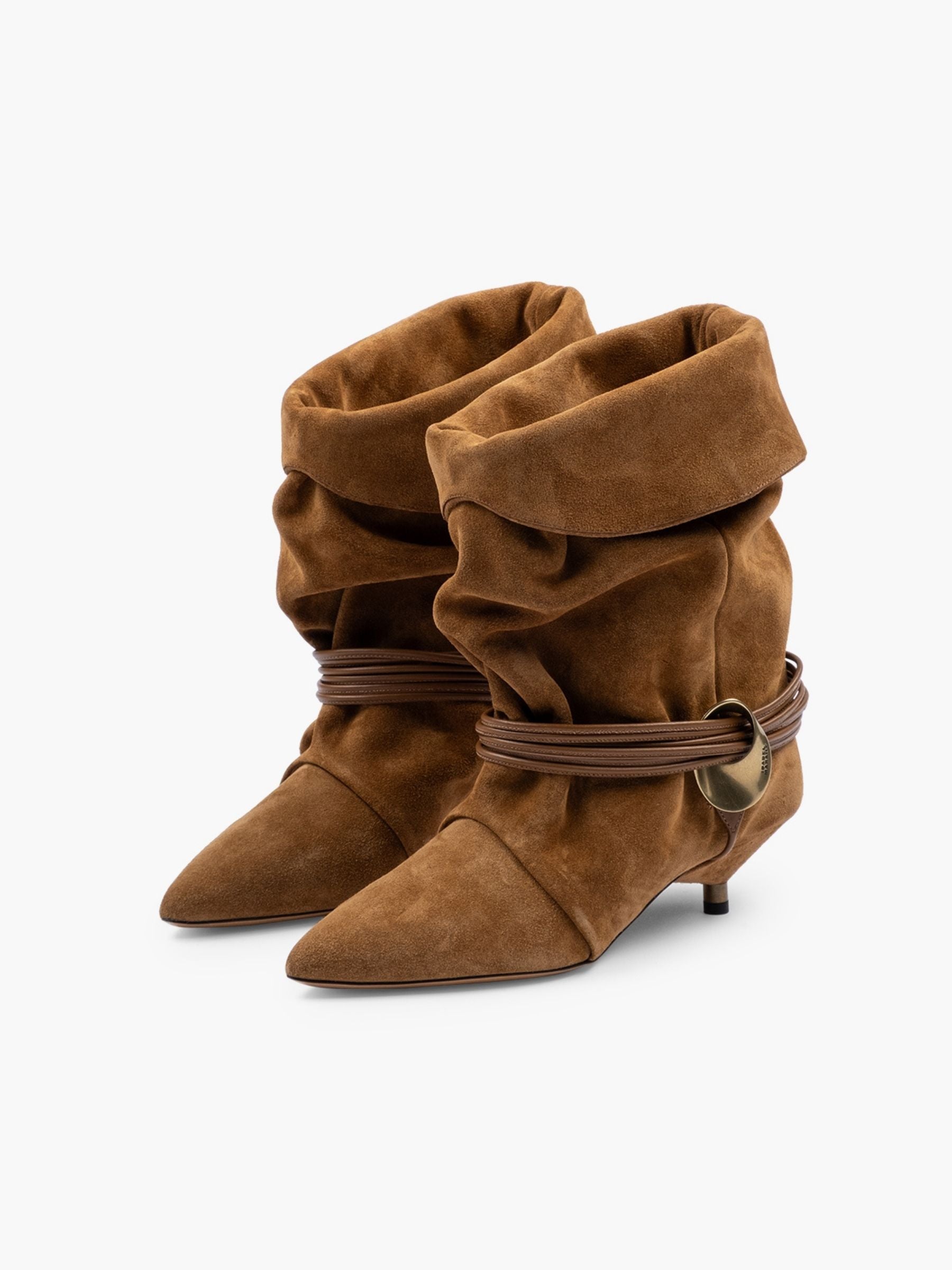 Isabel Marant Edrika Boots Cognac