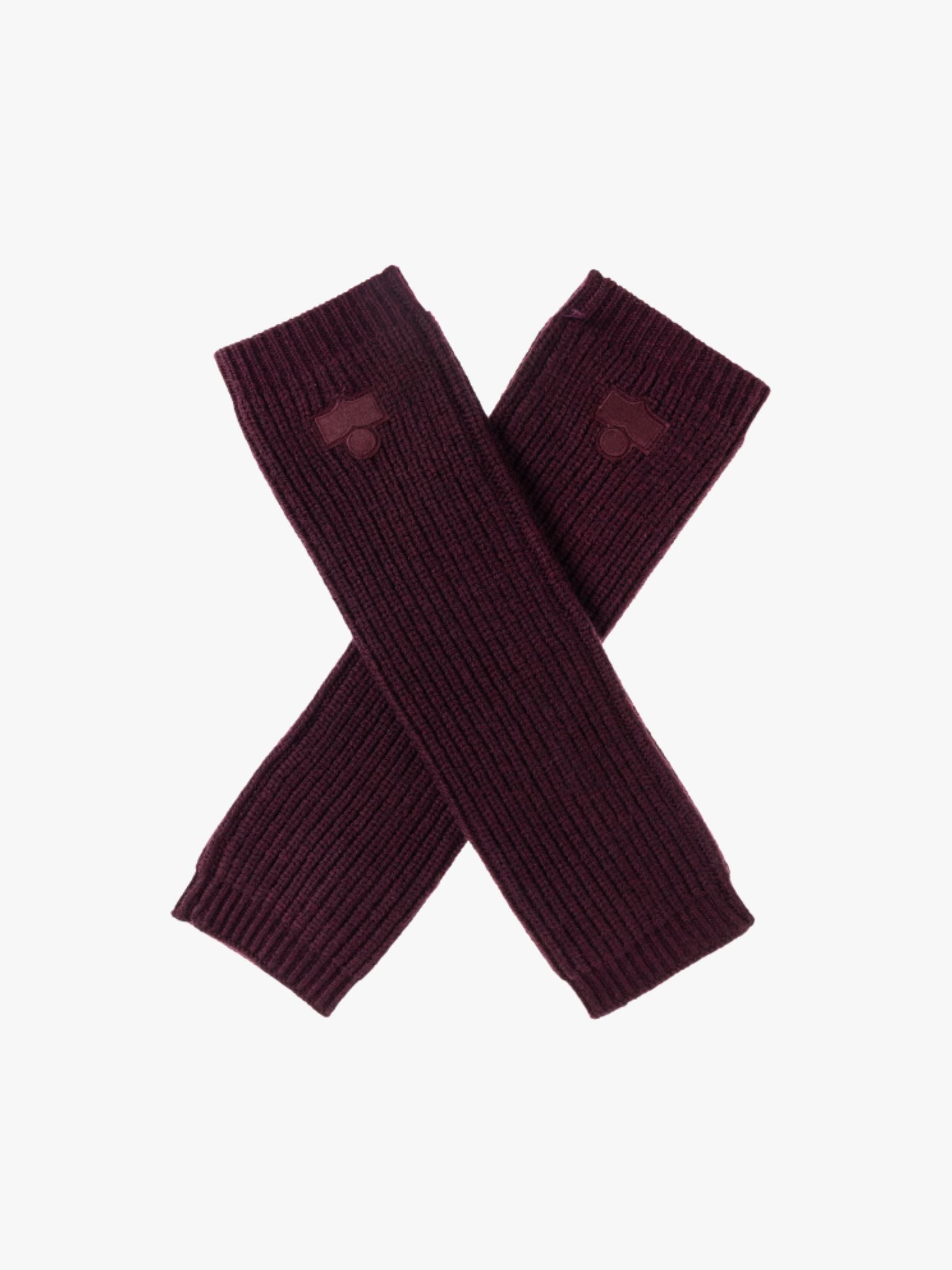 Isabel Marant Enos Gloves Plum