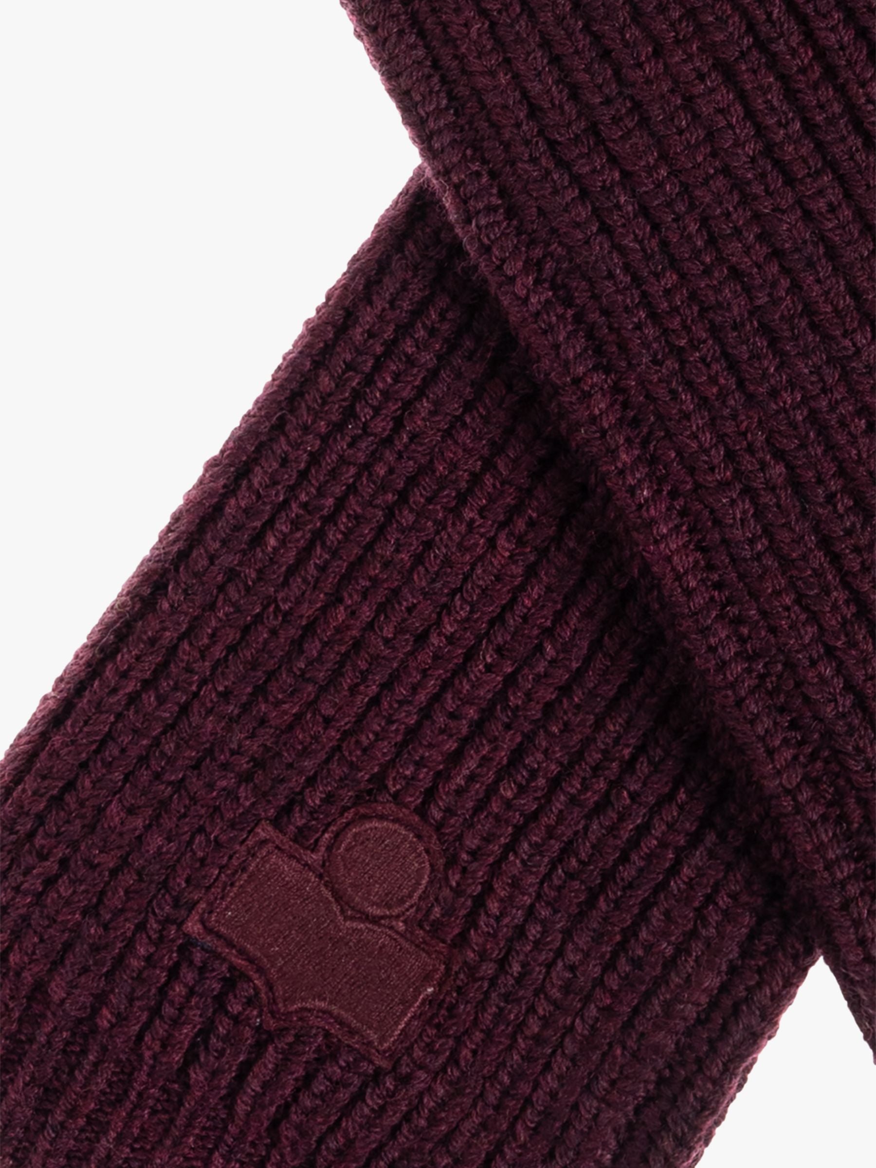 Isabel Marant Enos Gloves Plum