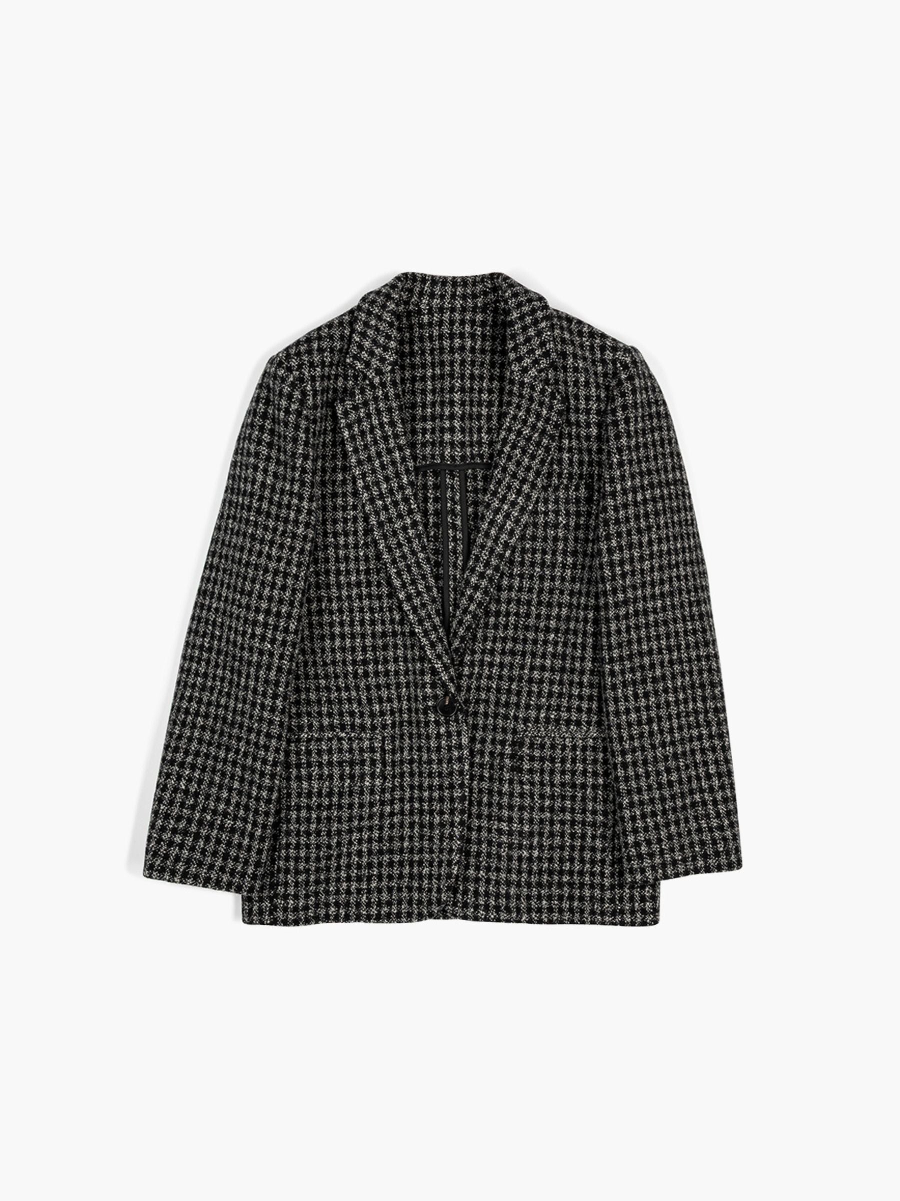 Isabel Marant Etoile Charlyne Jacket Prince of Wales Grey