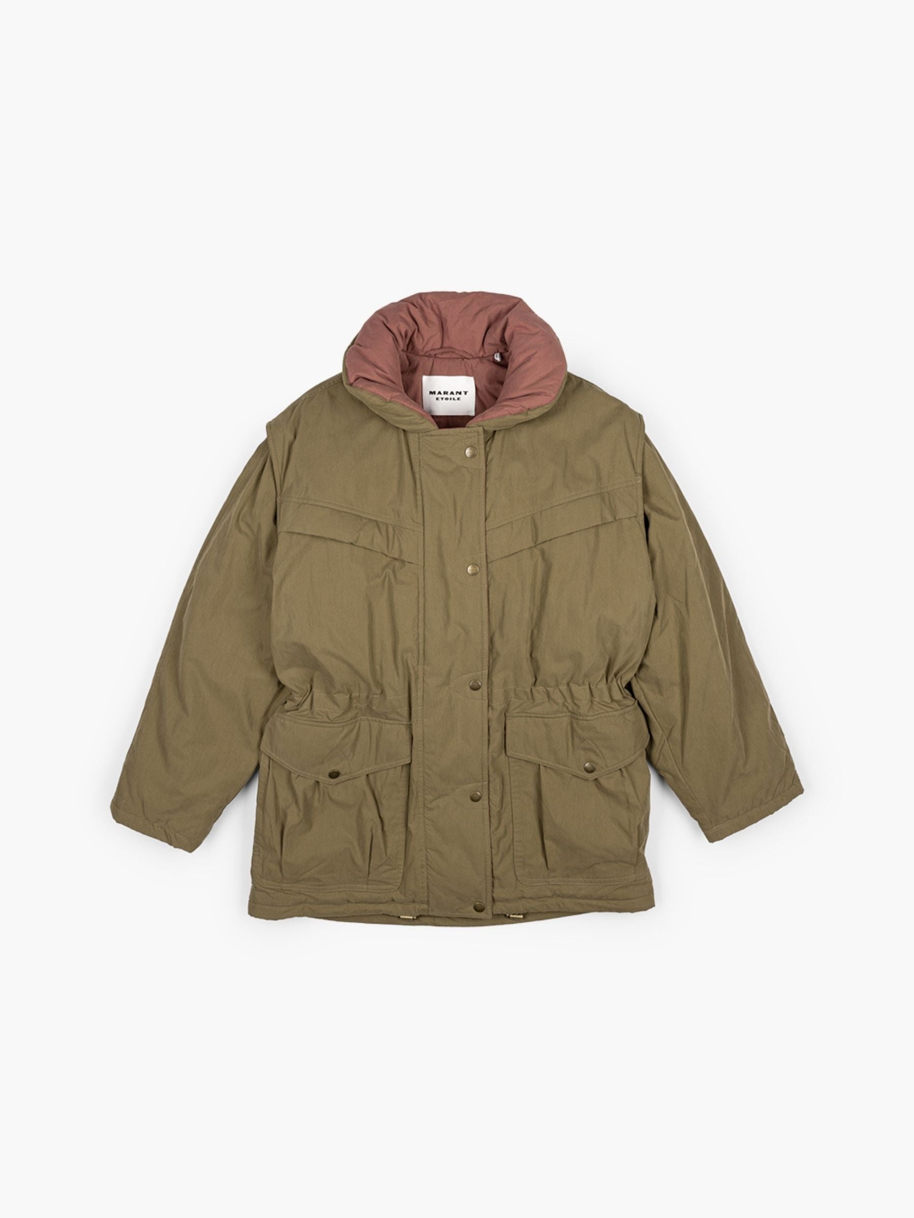 Isabel Marant Etoile Damone Coat Khaki