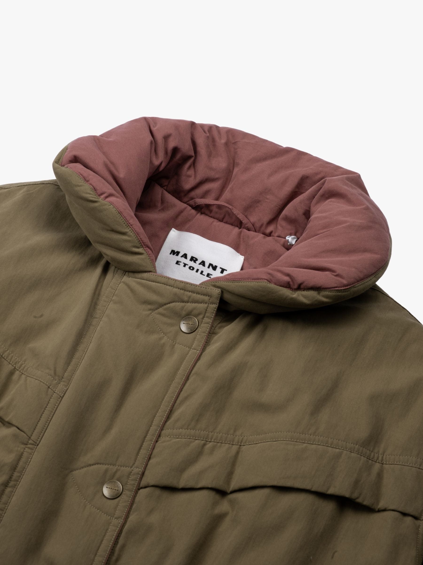 Isabel Marant Etoile Damone Coat Khaki