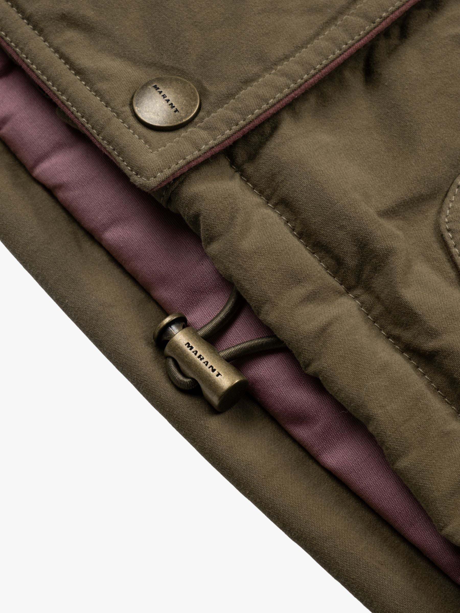 Isabel Marant Etoile Damone Coat Khaki