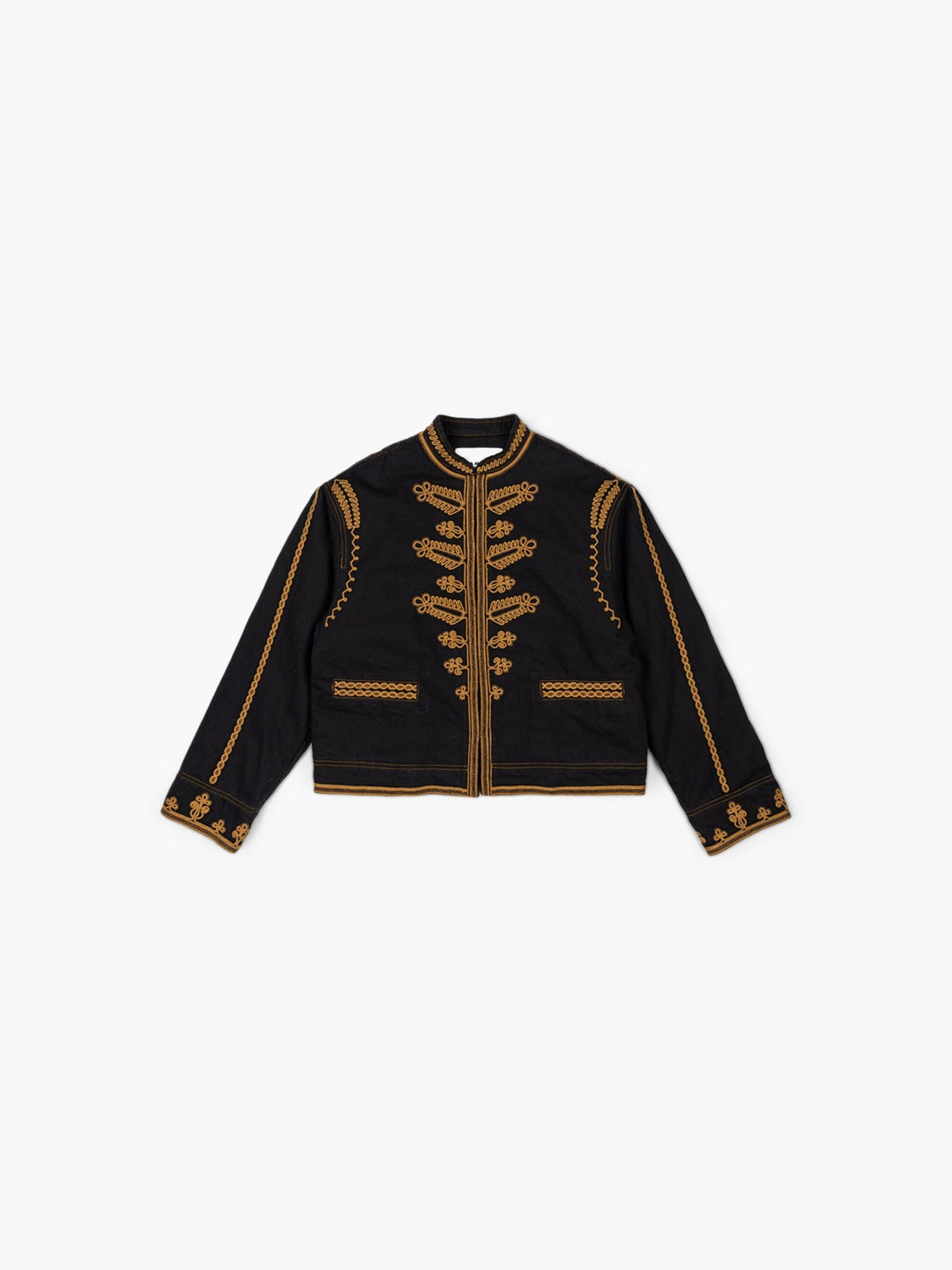 Isabel Marant Etoile Emalia Embroidered Jacket Black
