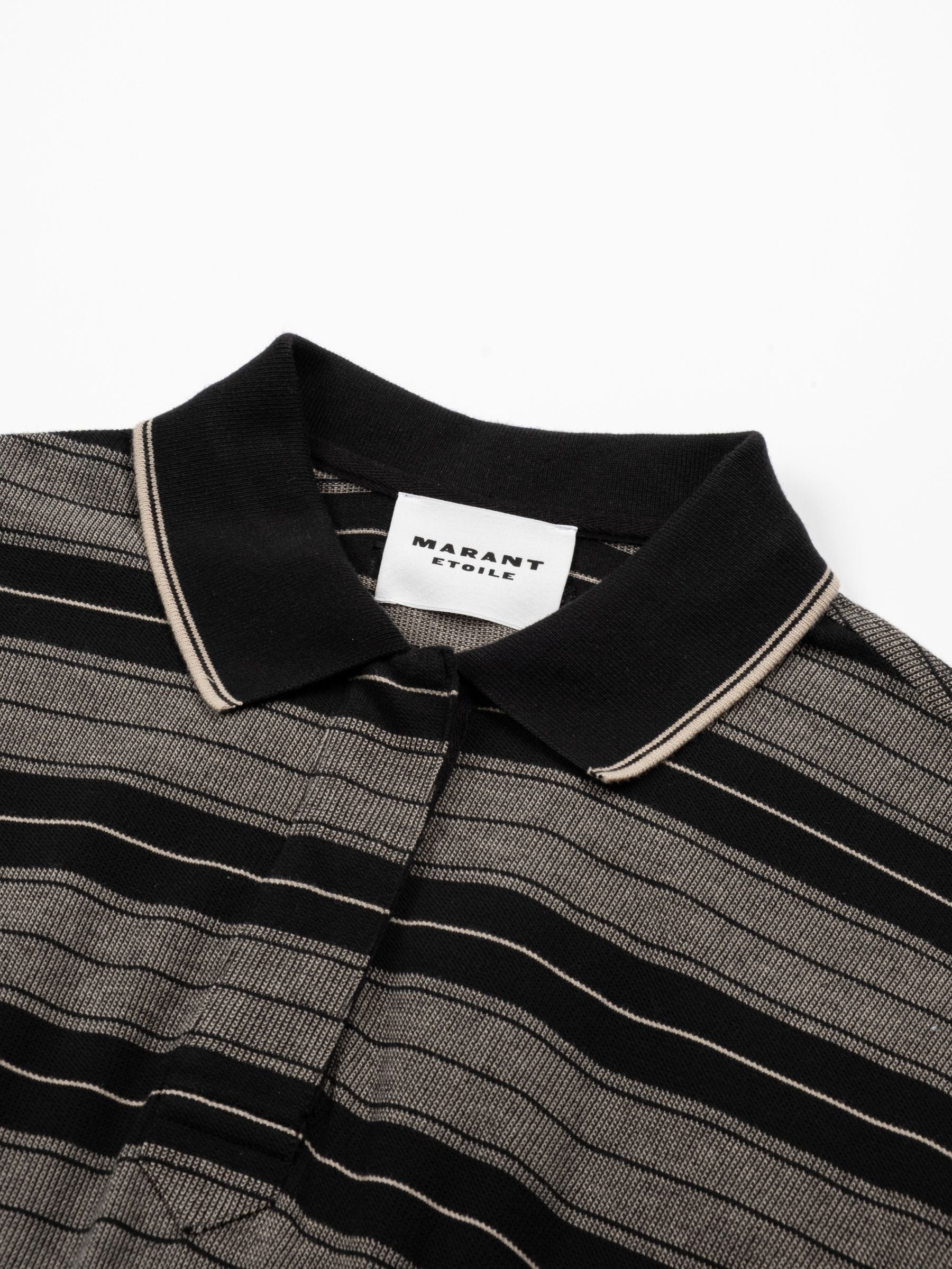 Isabel Marant Etoile Isea Dress Black Ecru