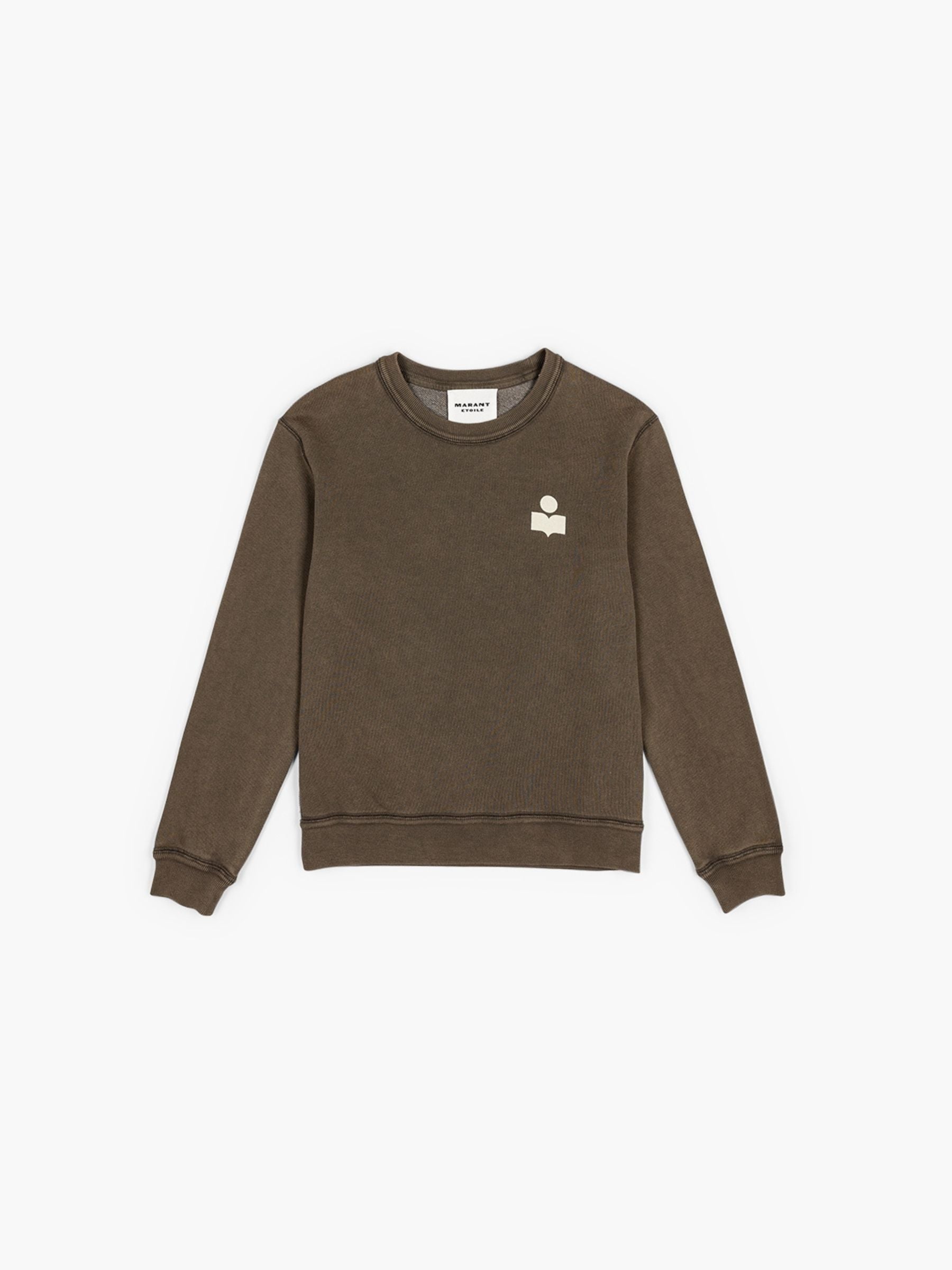 Isabel Marant Etoile Maurine Sweatshirt Dark Bronze/ Ecru