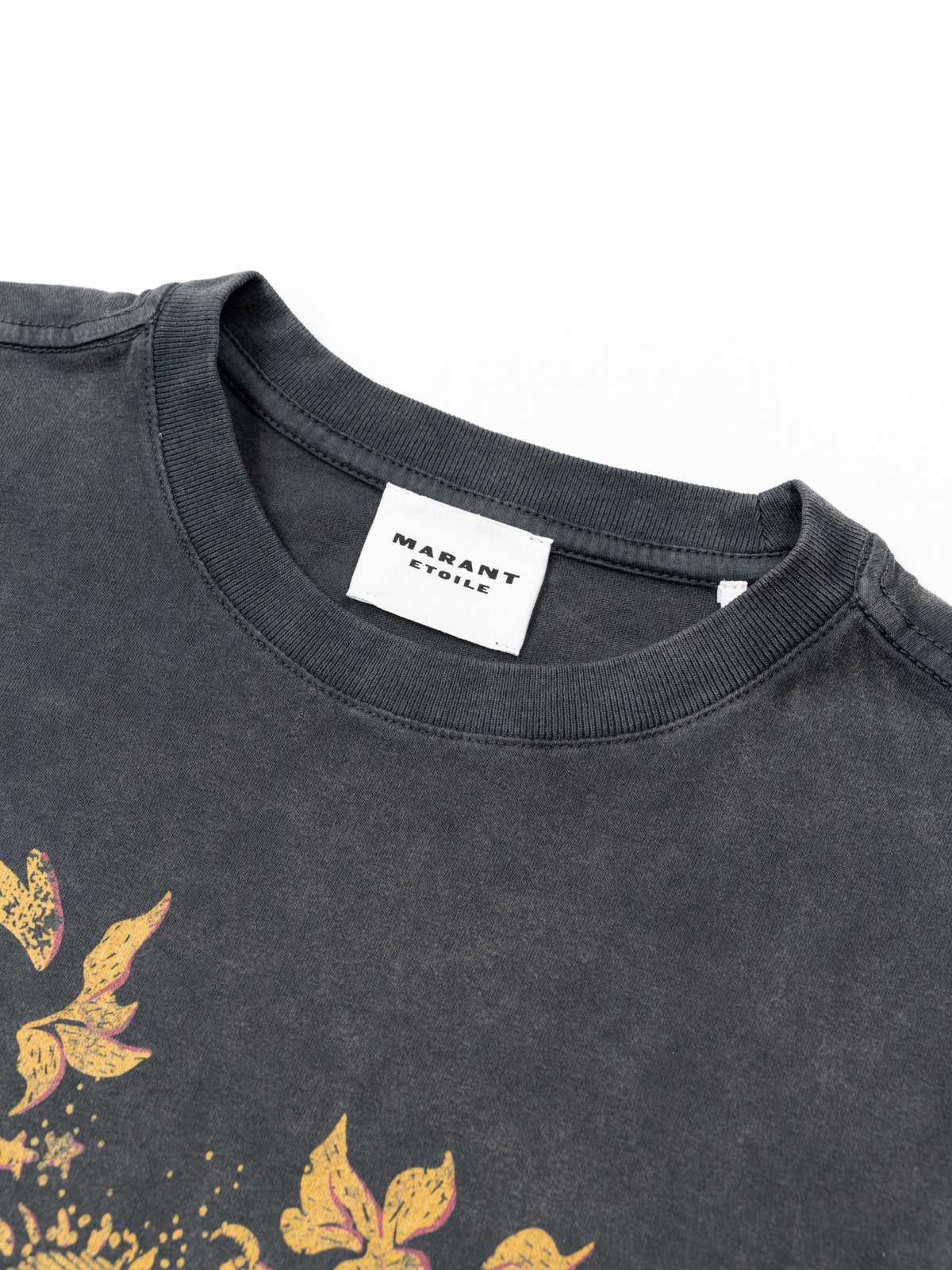 Isabel Marant Etoile Zewel Hibiscus Tshirt Faded Black