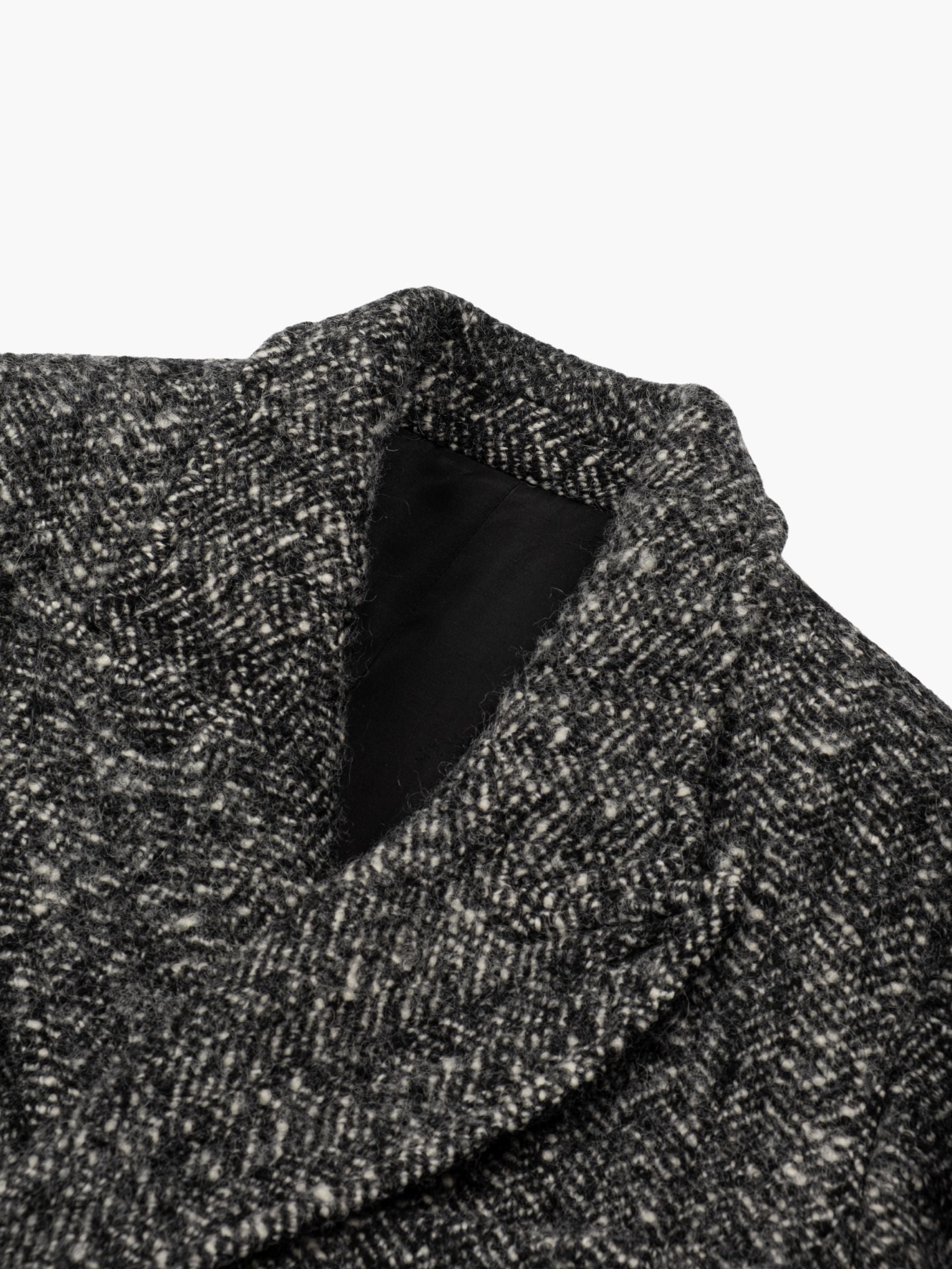 Isabel Marant Ezzia Coat Black Ecru