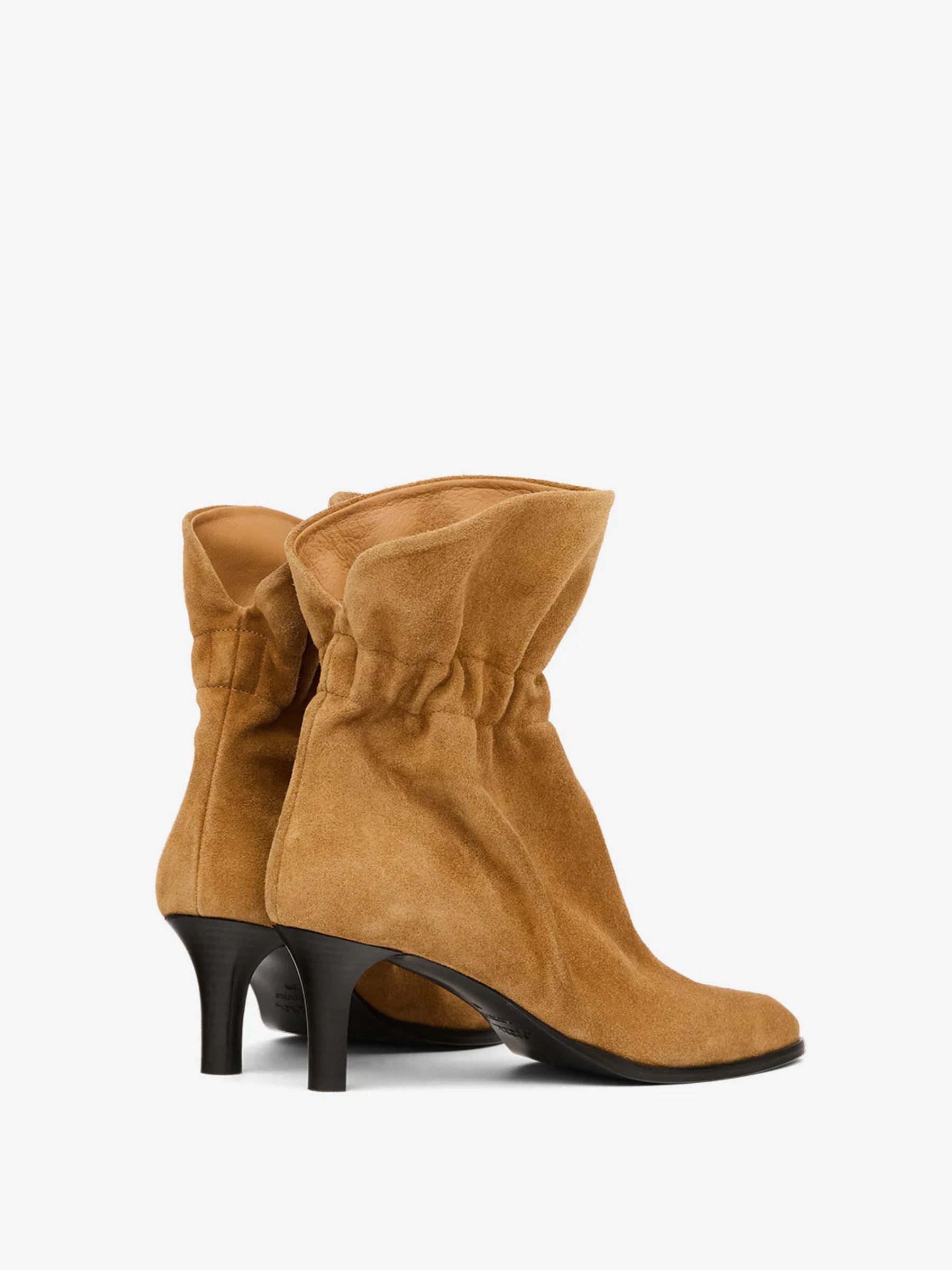 Isabel Marant Forla Suede Boots Cognac