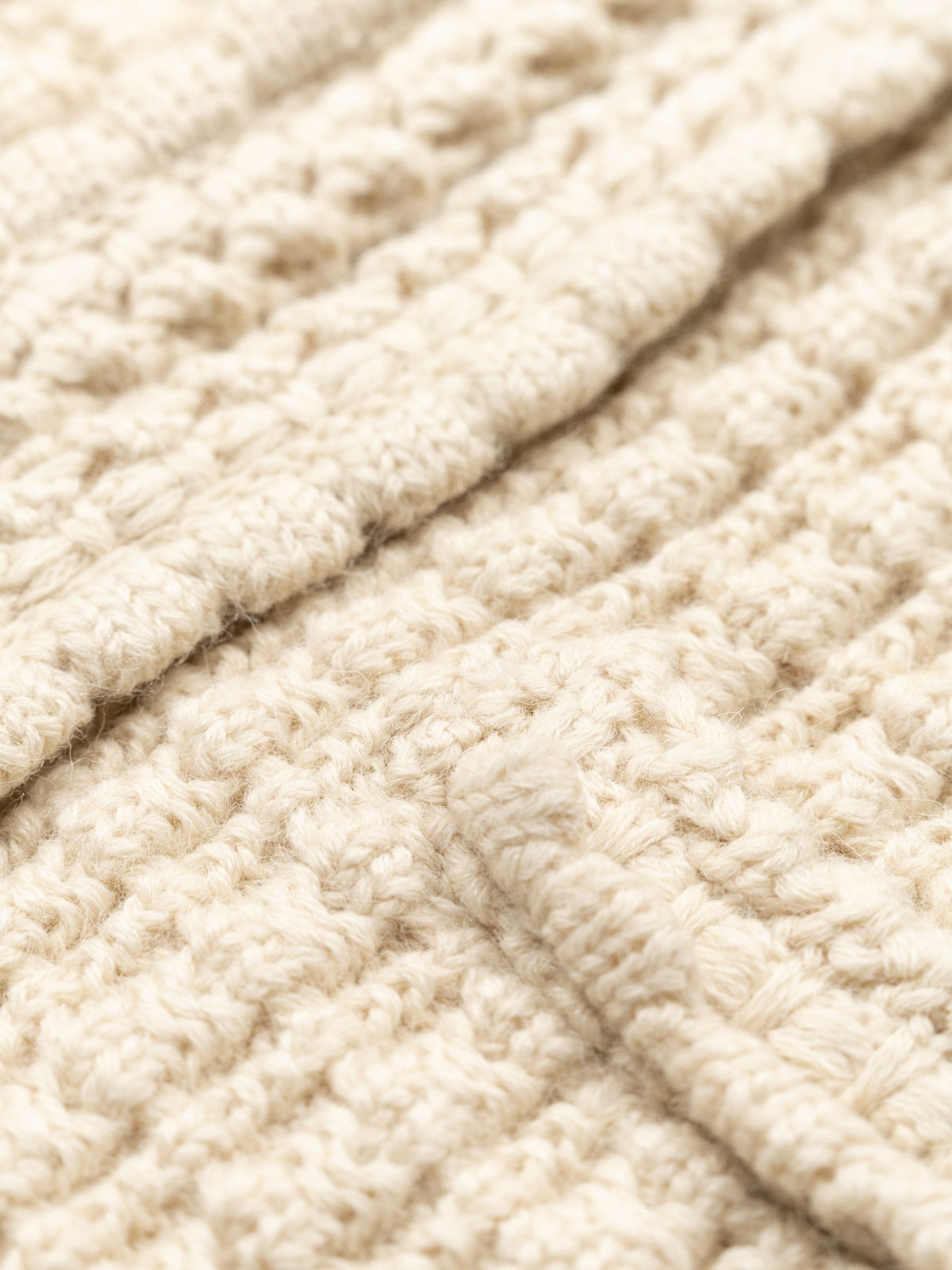 Isabel Marant Hortense Cable Chic Knit Jacket Ecru