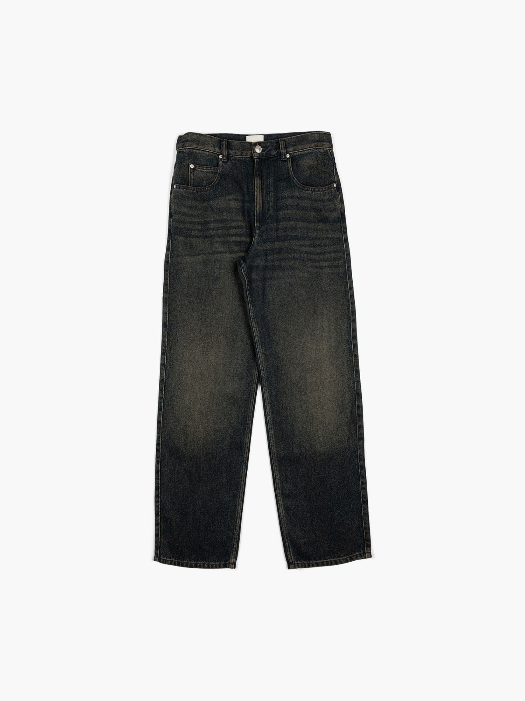 Isabel Marant Jenny Fluid Denim Pants Dirty Blue