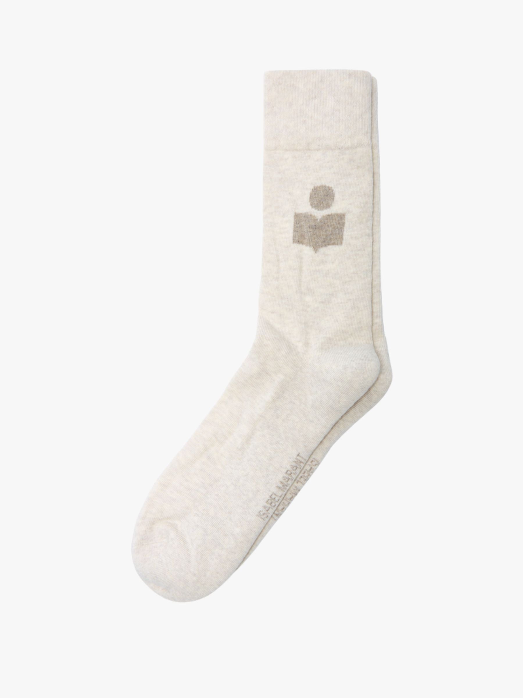 Isabel Marant Siloki Socks Beige