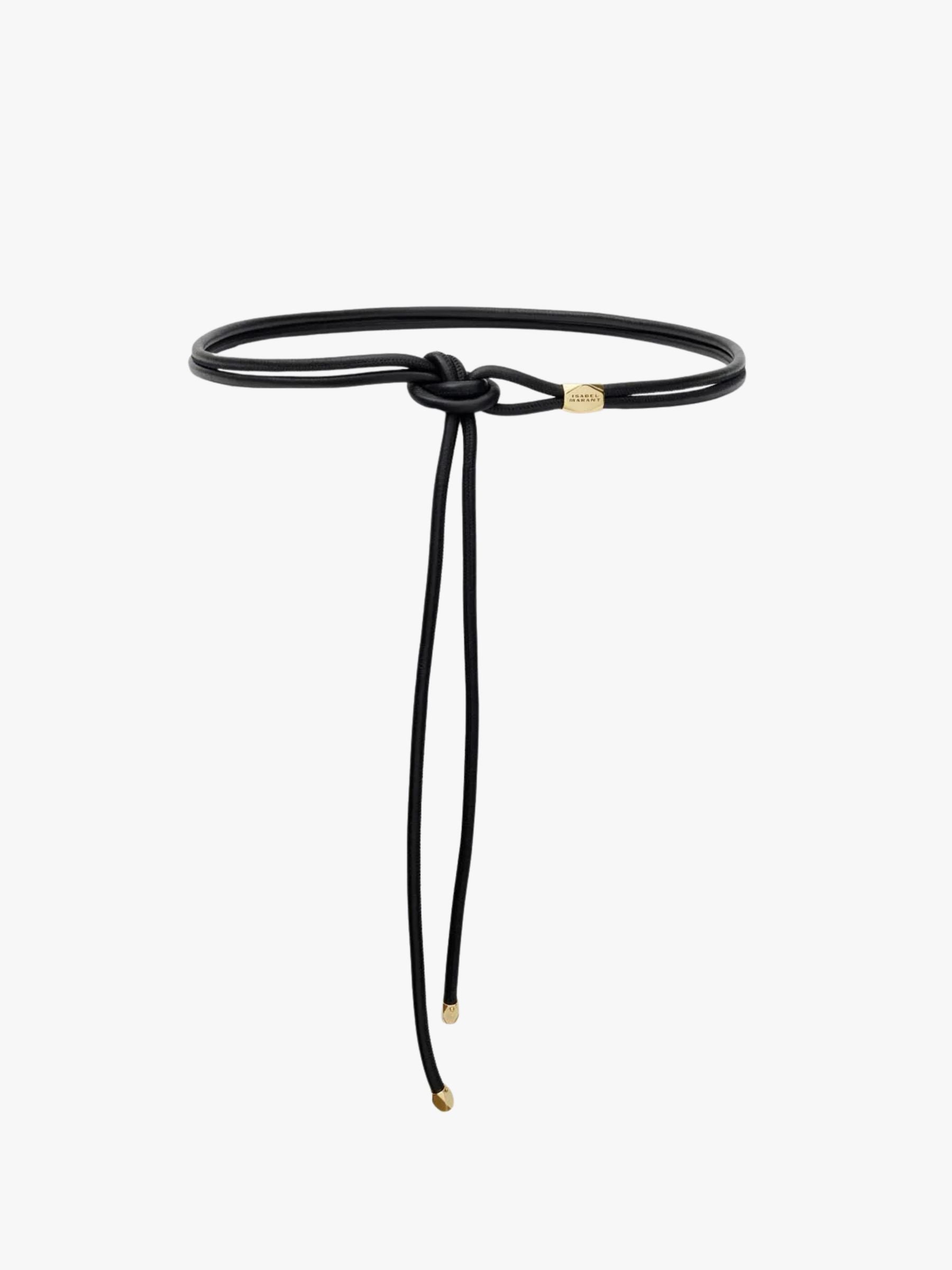 Isabel Marant Silvia Belt Black/Gold