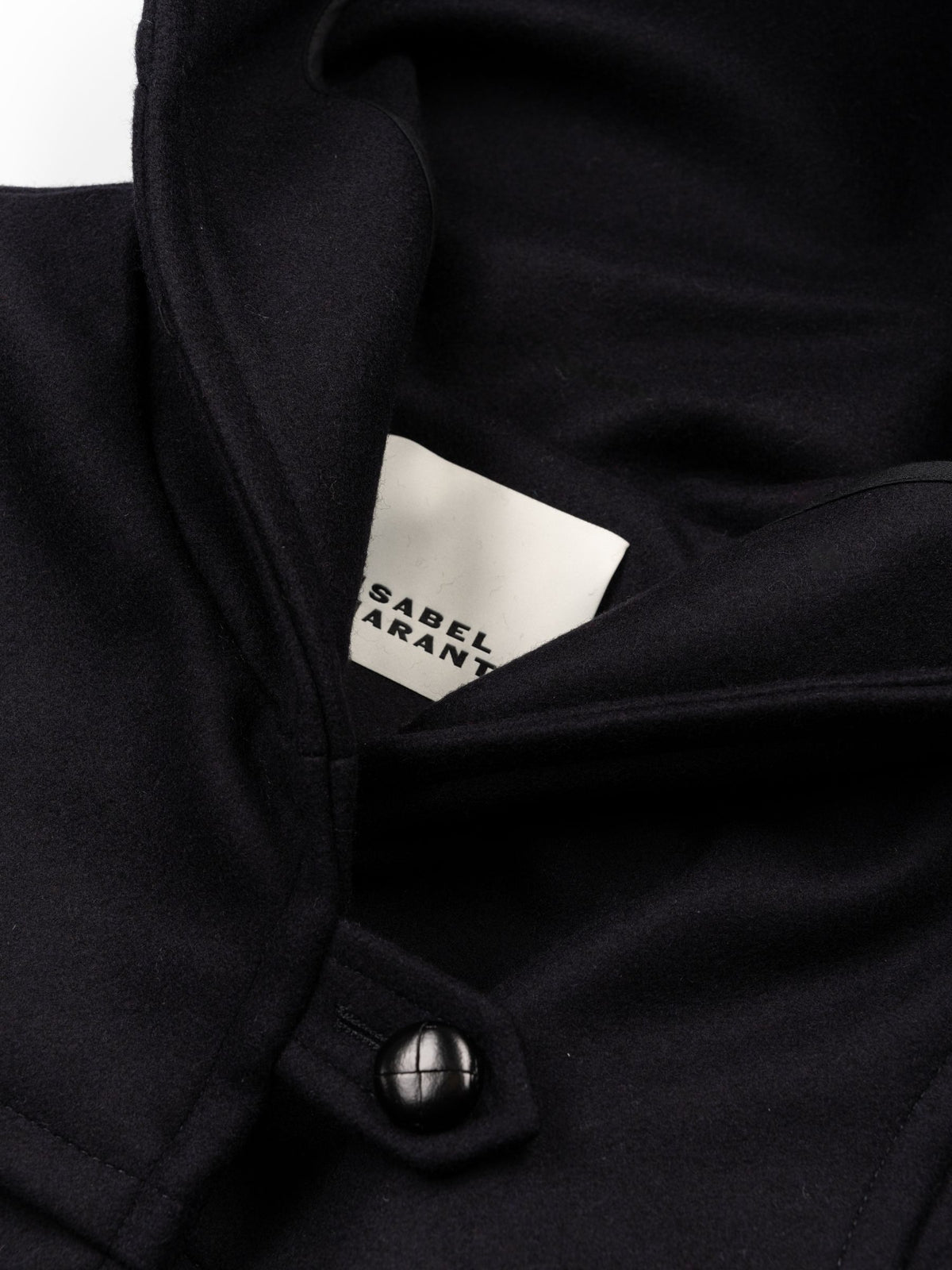 Isabel Marant Trixie Wool Caban Jacket Dark Navy
