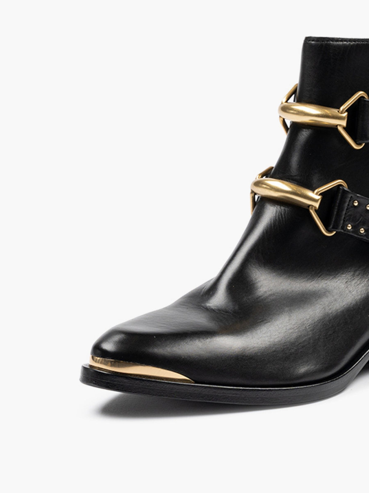 Isabel Marant Zalya Metal Ornament Boots Black