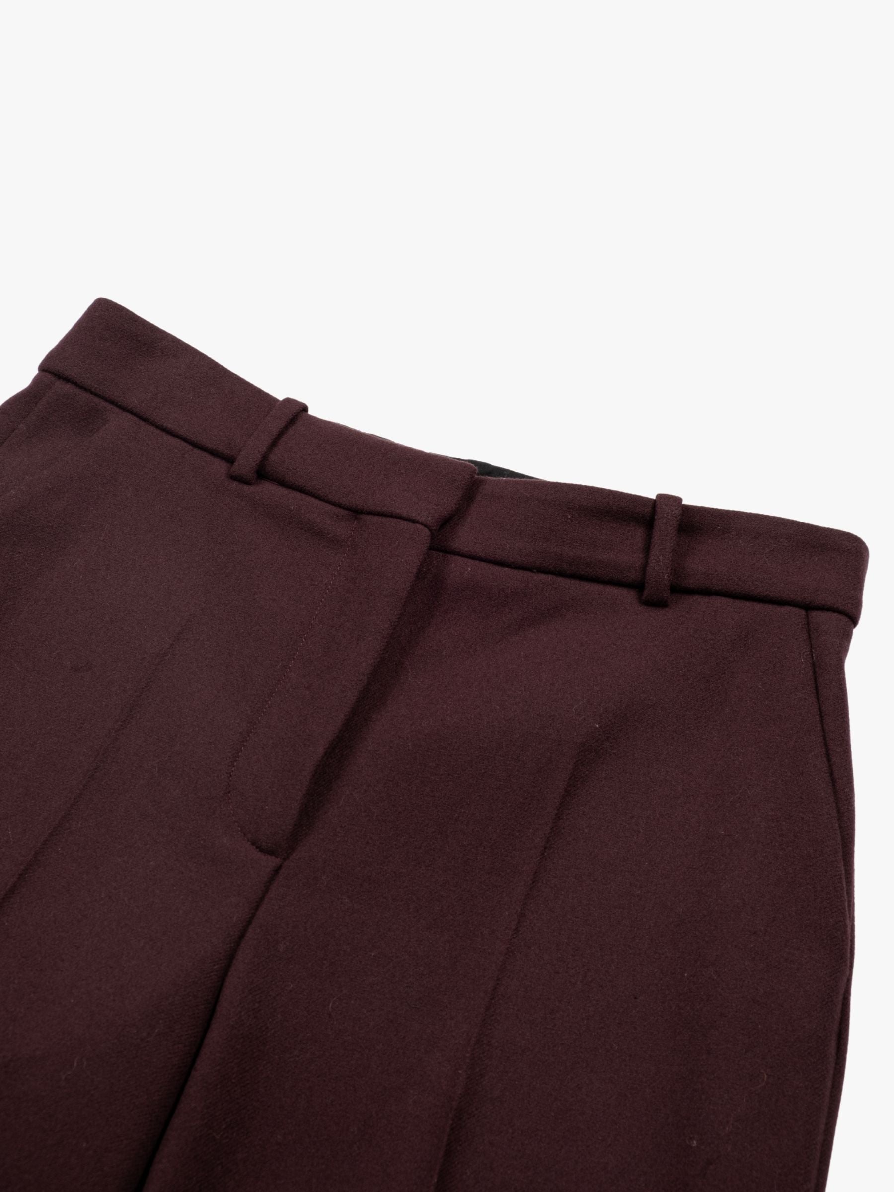 Joseph Alana Pant Flannel Maraschino