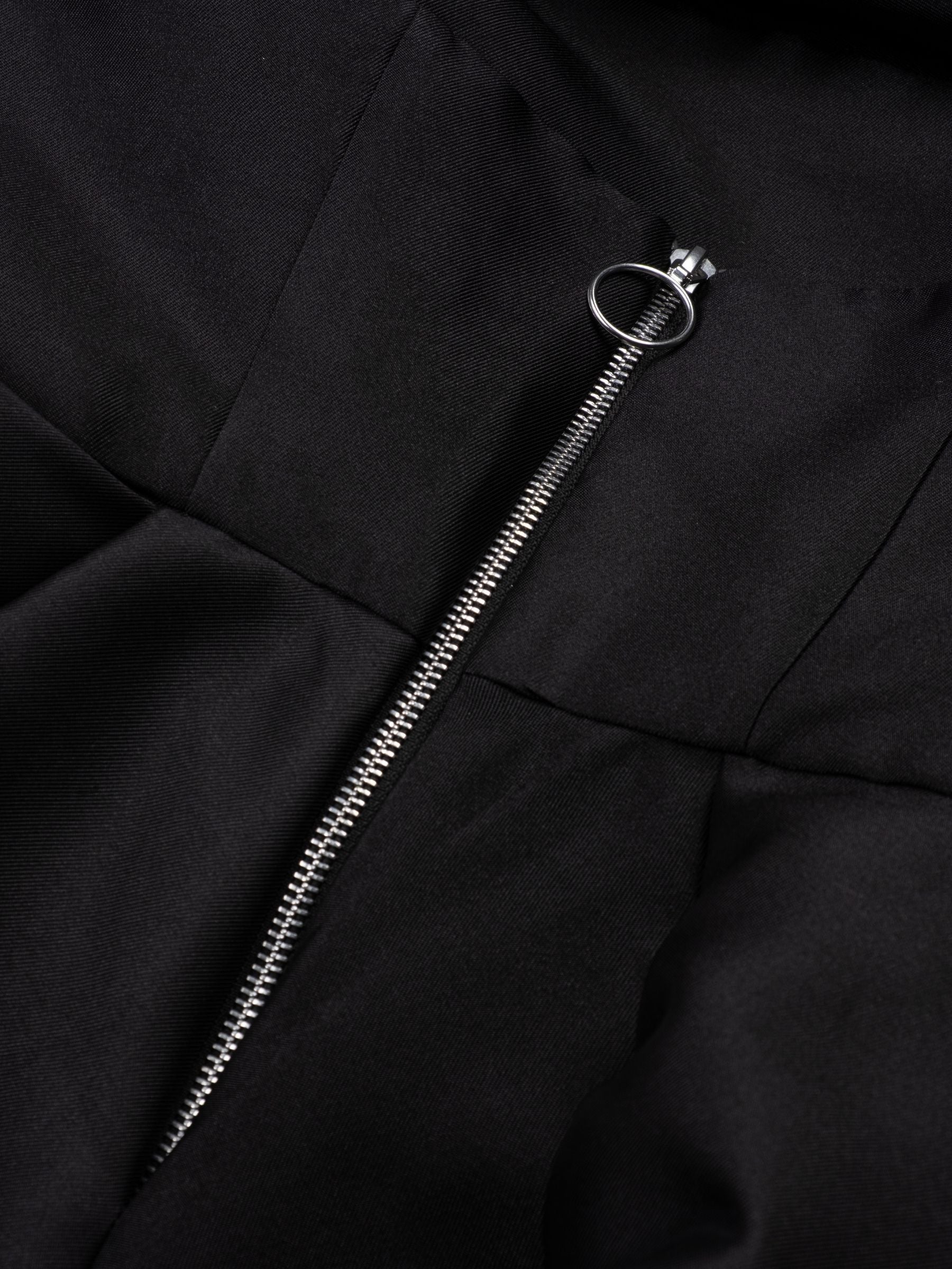 Marques Almeida Heavy Satin Draped Off Shoulder Midi Dress Black