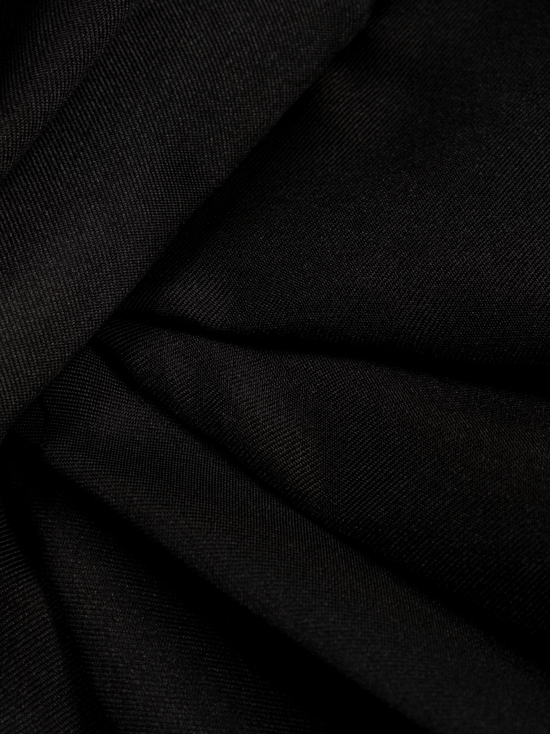 Marques Almeida Heavy Satin Mini Bow Dress Black