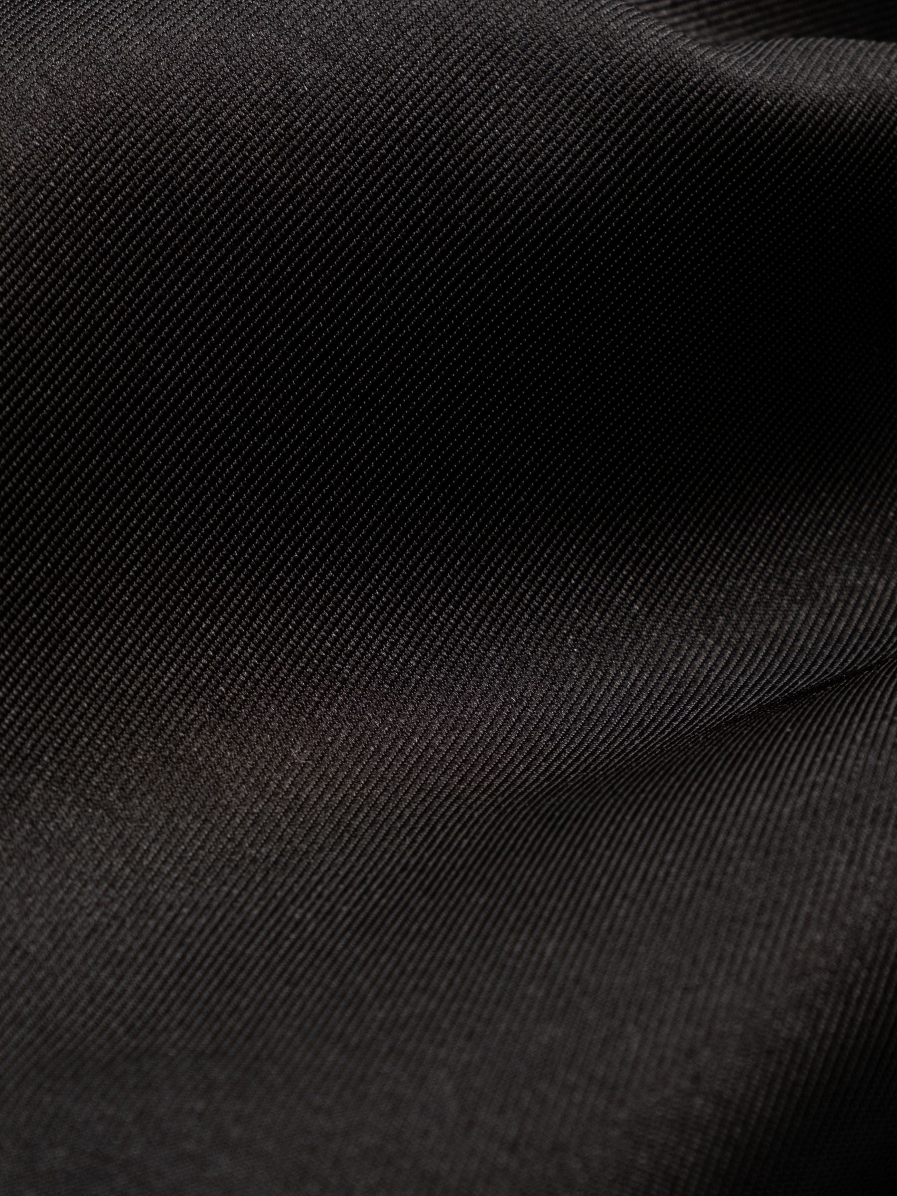 Marques Almeida Heavy Satin Off Shoulder Top Peplum Black